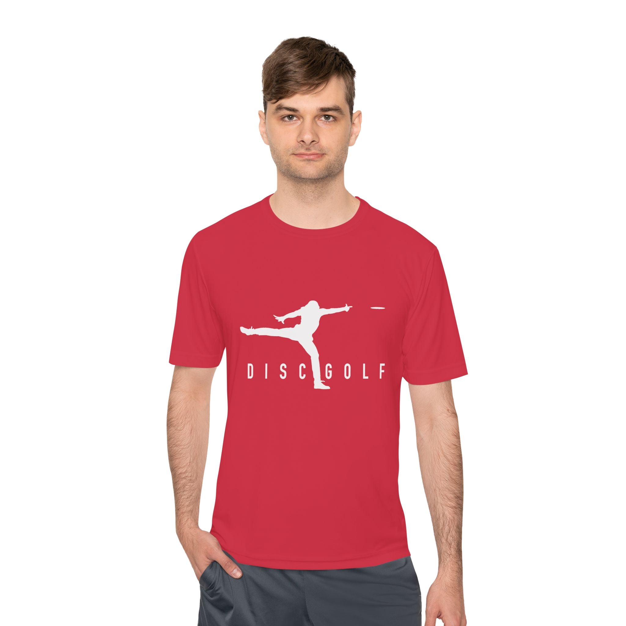 Disc Golf Man XLOGO Performance Tee —  Moisture-Wicking Shirt