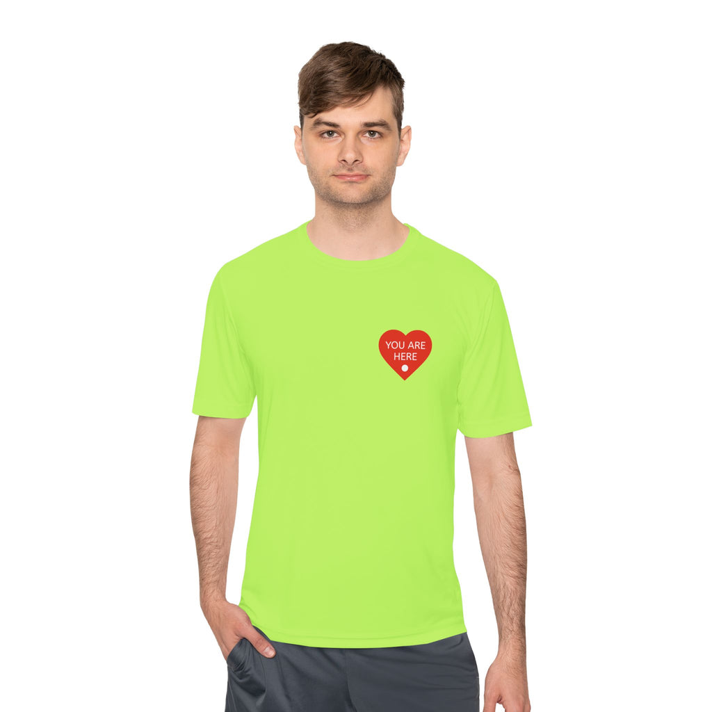 You Are Here Performance Tee —  Moisture-Wicking Shirt