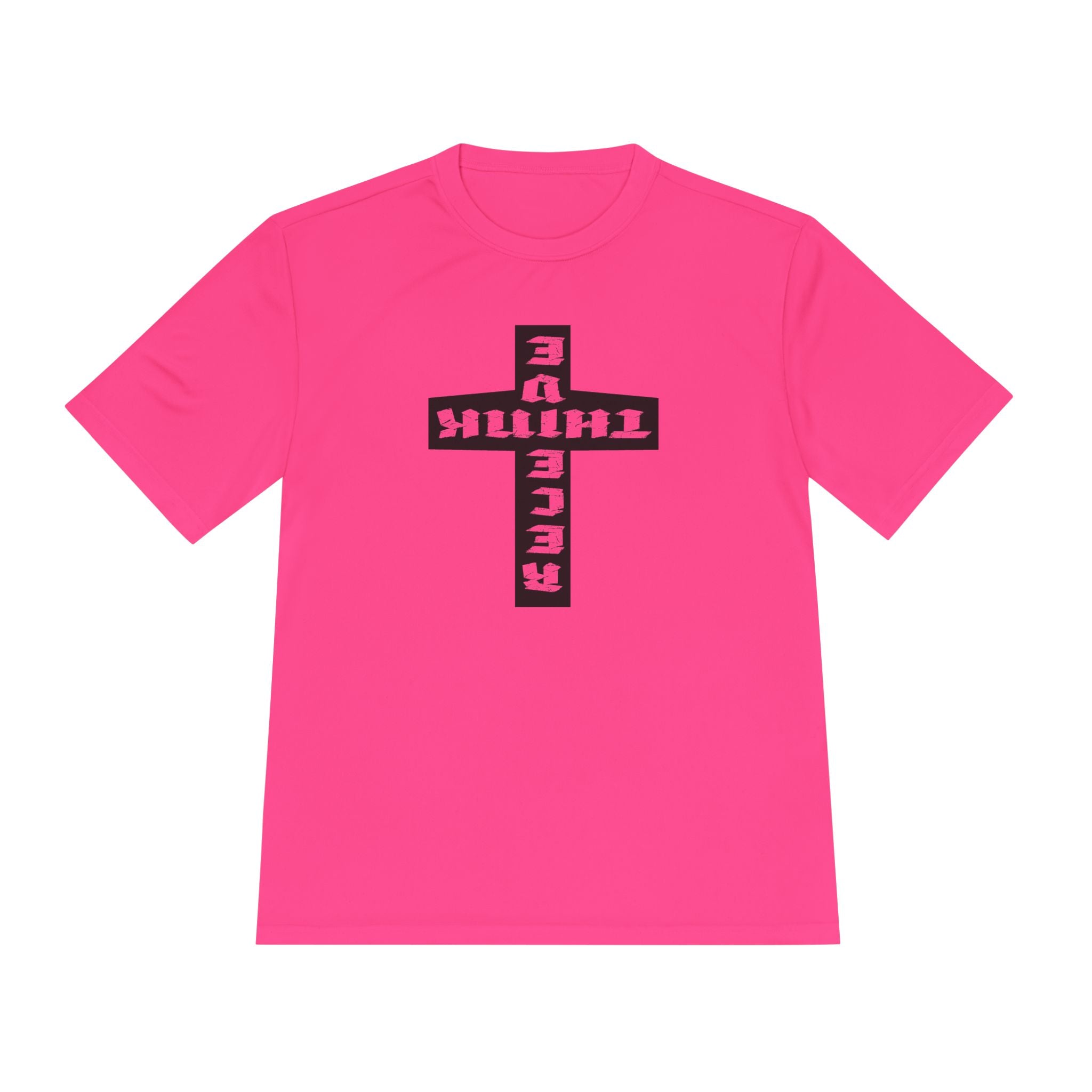 Think / Receive Reverse Cross Performance Tee —  Moisture-Wicking Shirt