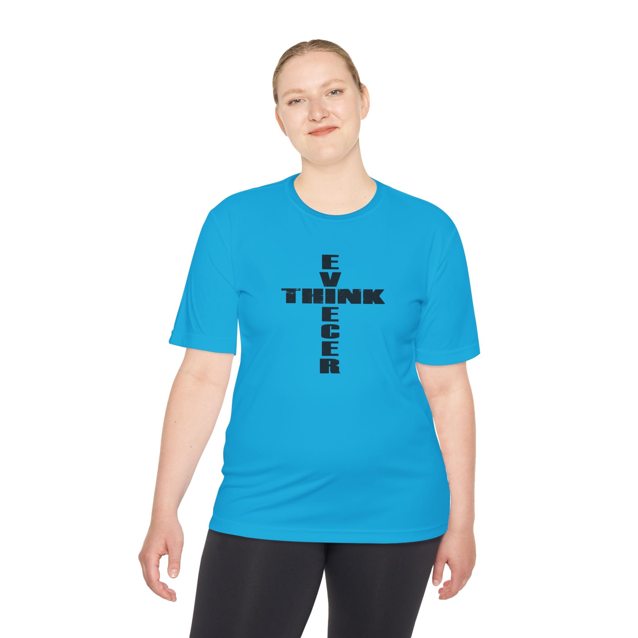Think / Receive Cross Performance Tee —  Moisture-Wicking Shirt