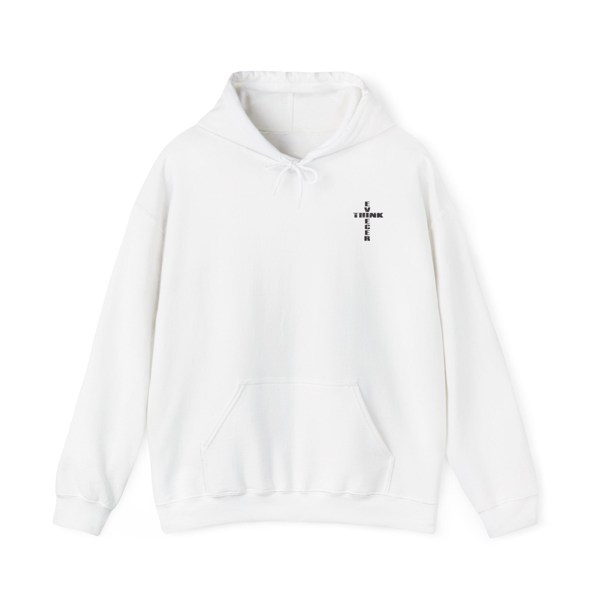 Think / Receive Small Cross Hoodie