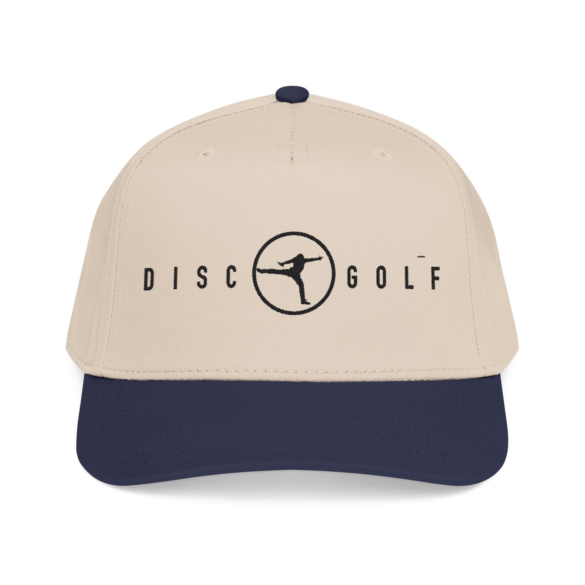 Disc Golf Man Mid Profile Baseball Cap