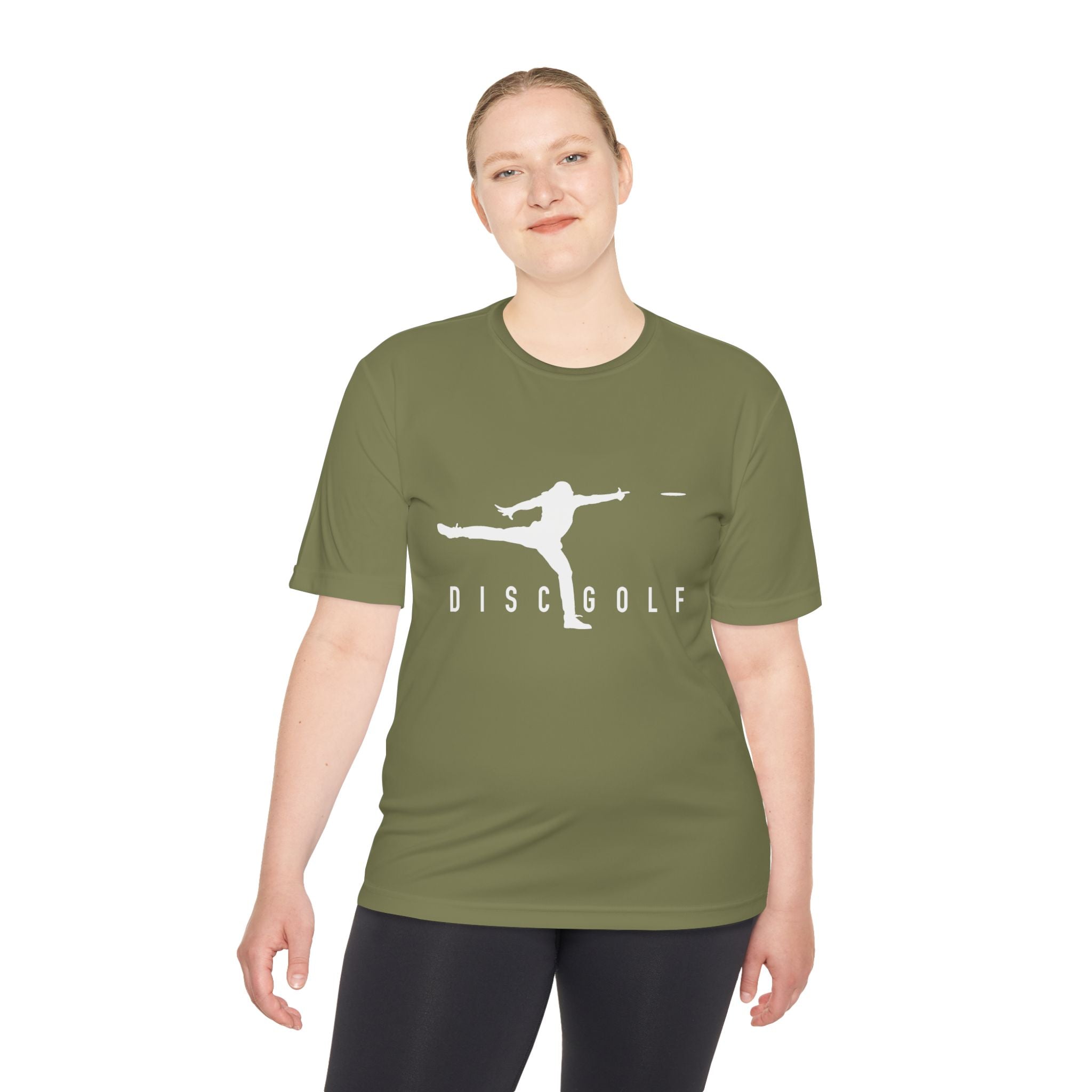 Disc Golf Man XLOGO Performance Tee —  Moisture-Wicking Shirt