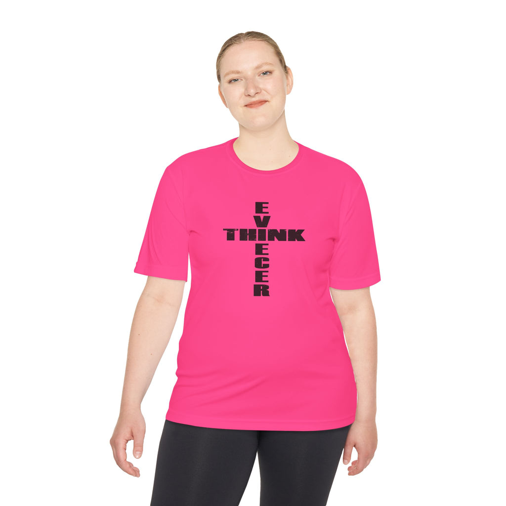 Think / Receive Cross Performance Tee —  Moisture-Wicking Shirt