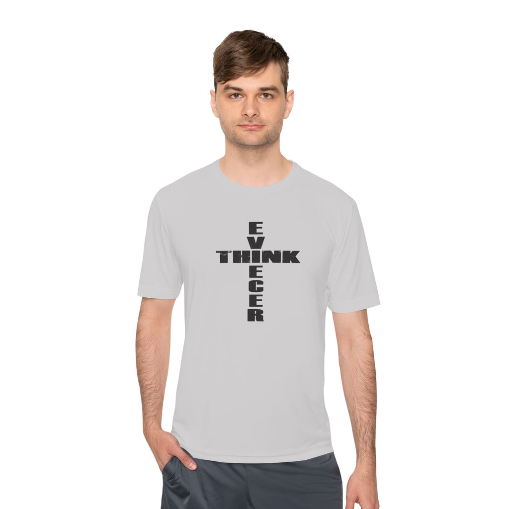 Think / Receive Cross Performance Tee —  Moisture-Wicking Shirt