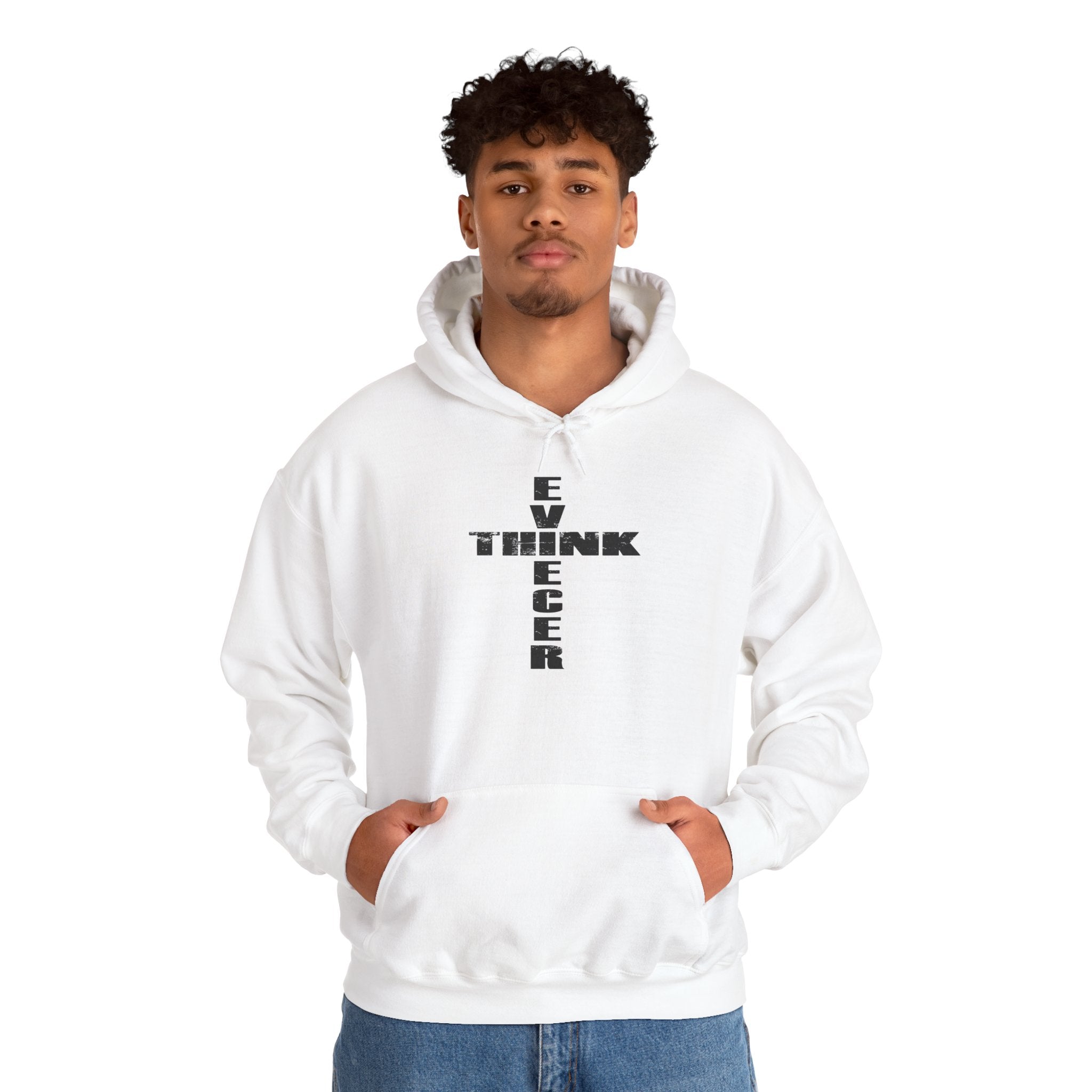 Think / Receive Cross Hoodie