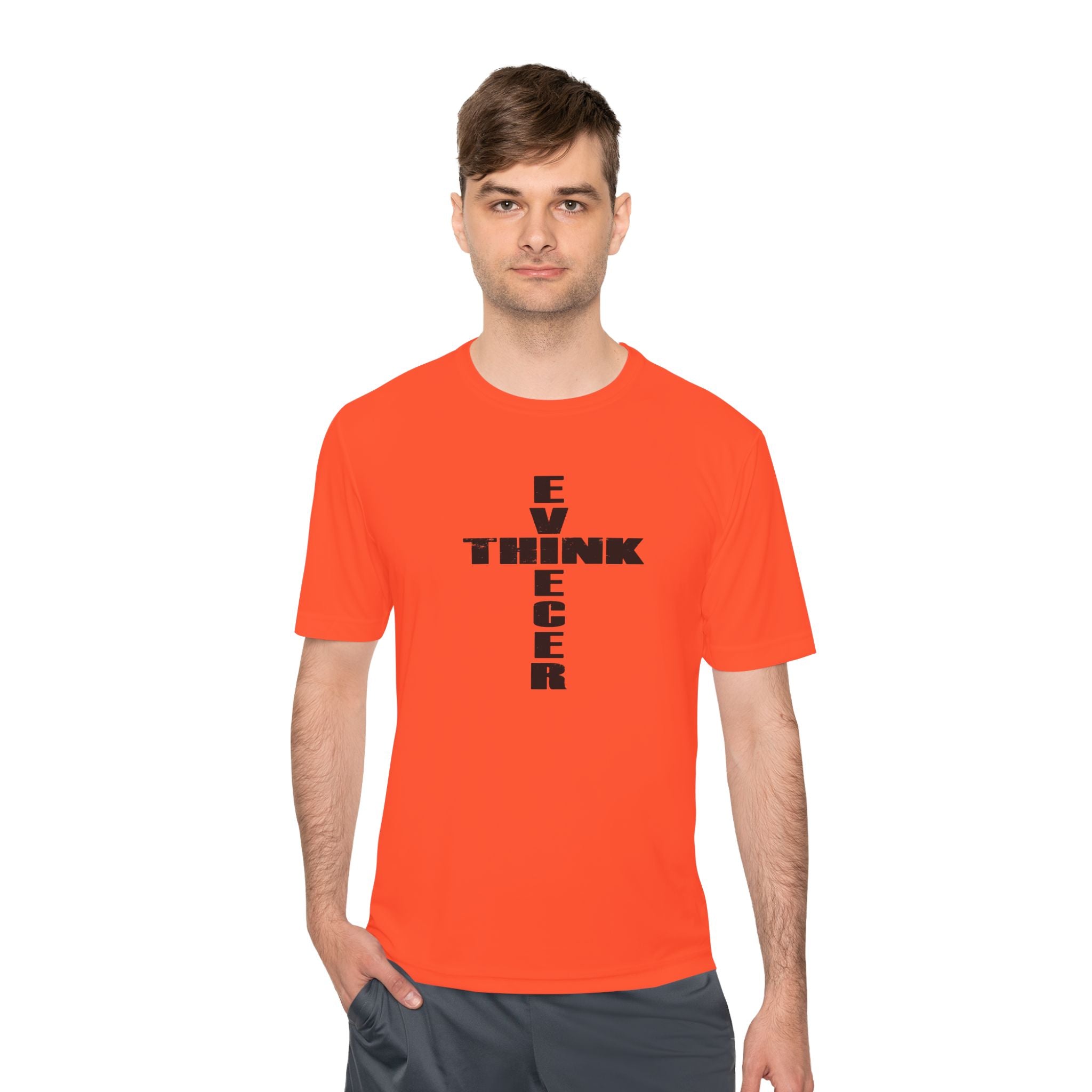 Think / Receive Cross Performance Tee —  Moisture-Wicking Shirt