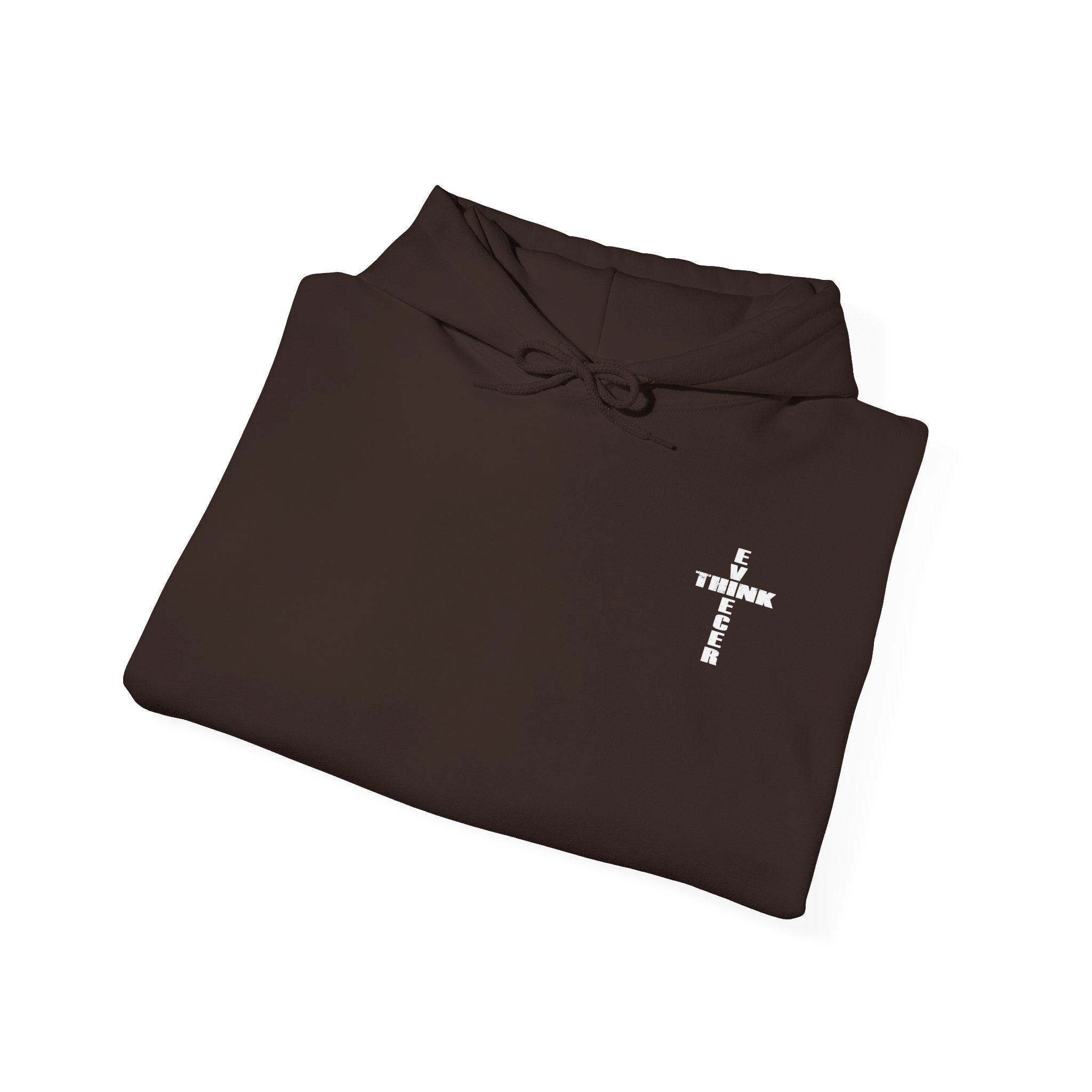 Think / Receive Small Cross Hoodie