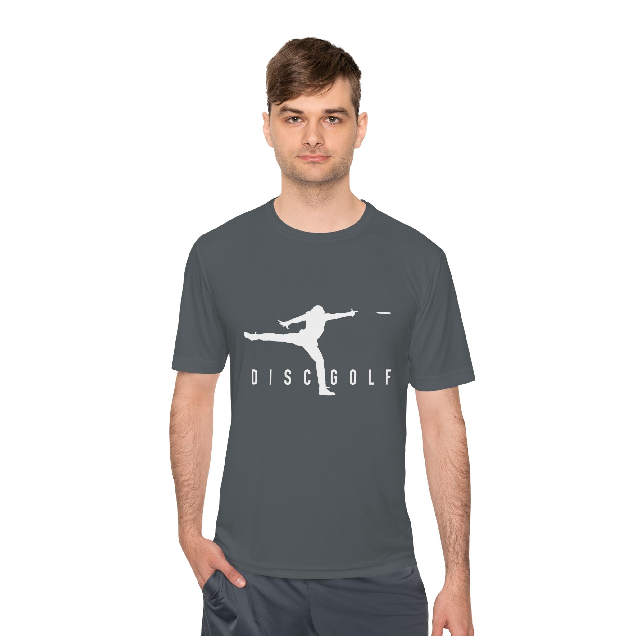 Disc Golf Man XLOGO Performance Tee —  Moisture-Wicking Shirt