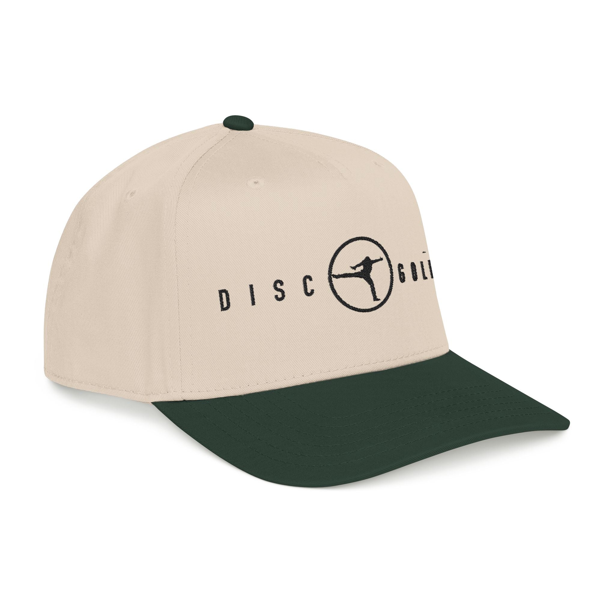 Disc Golf Man Mid Profile Baseball Cap