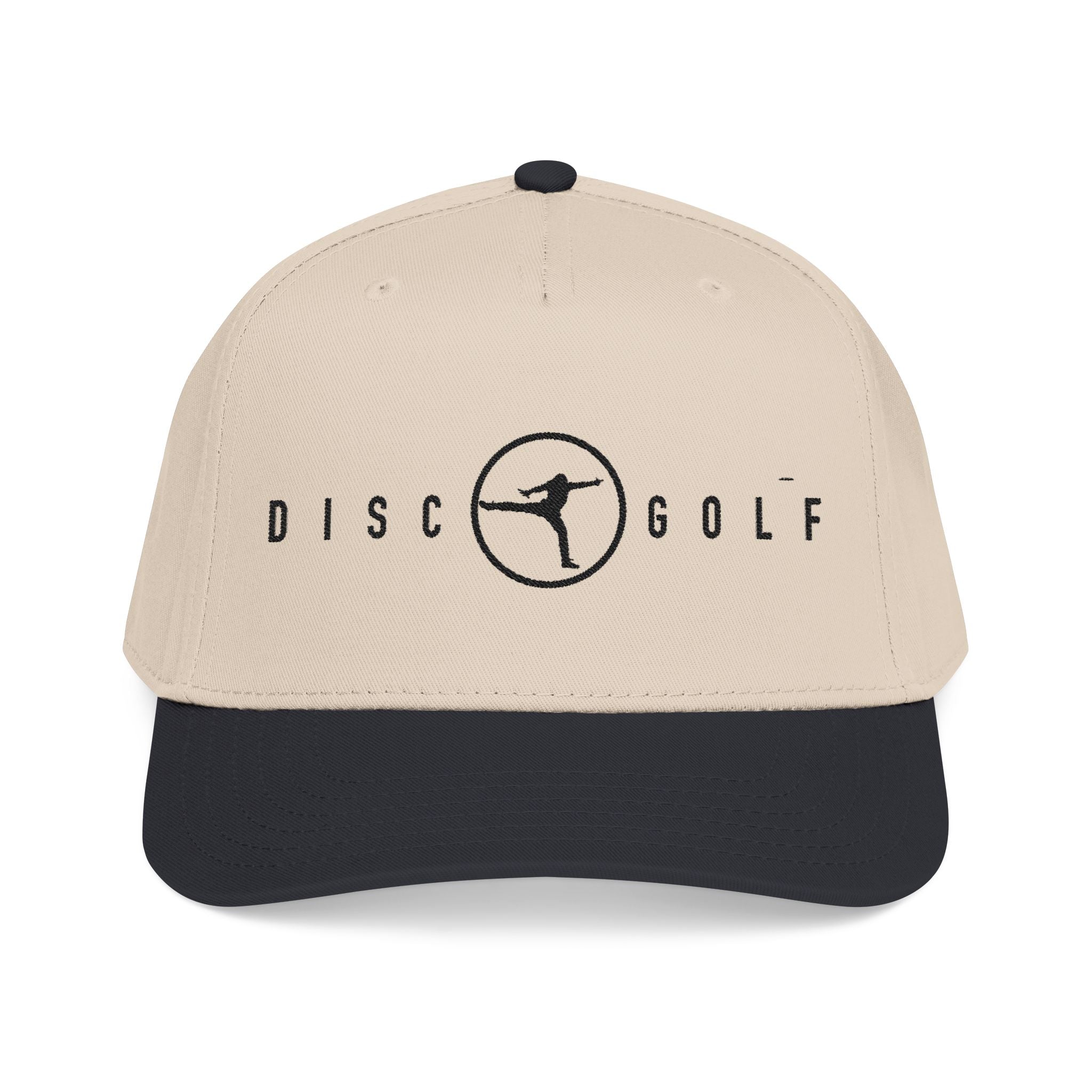 Disc Golf Man Mid Profile Baseball Cap