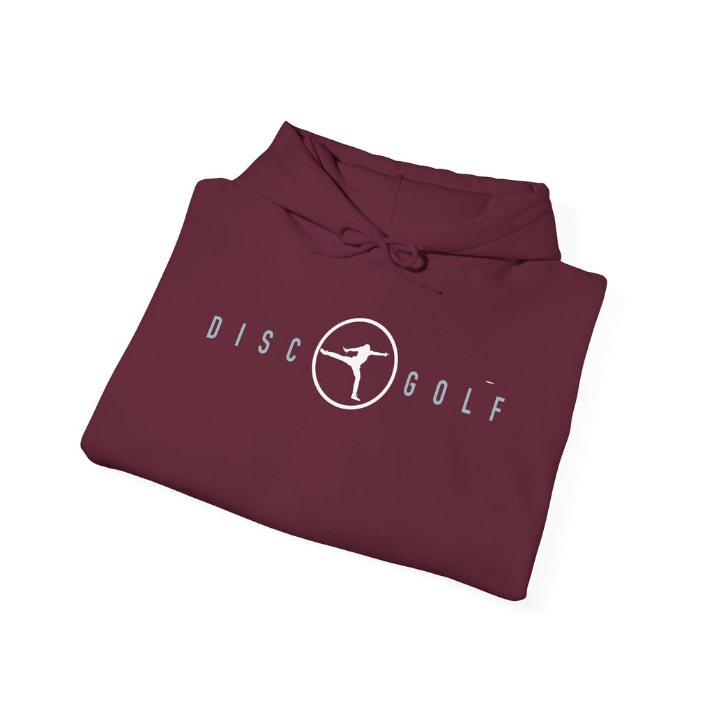 Disc Golf Man Throwing Hoodie