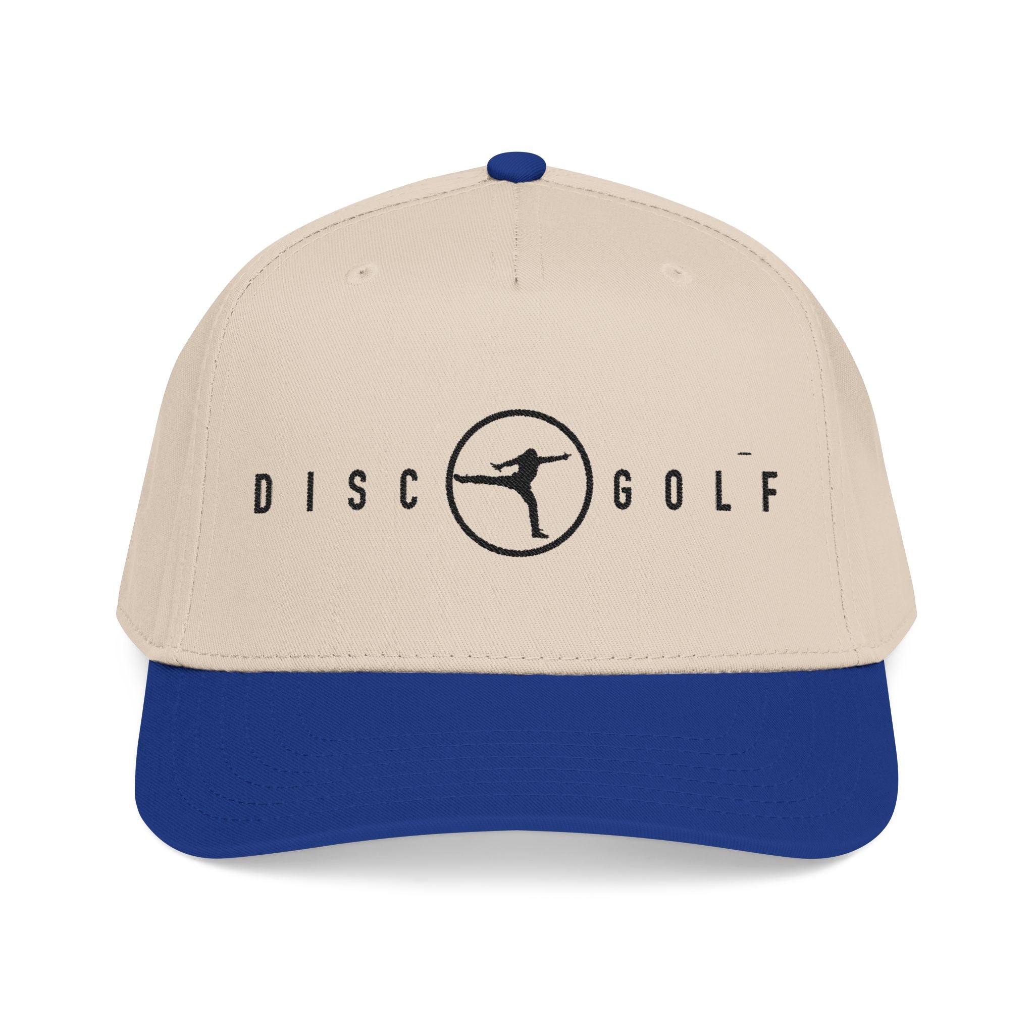 Disc Golf Man Mid Profile Baseball Cap