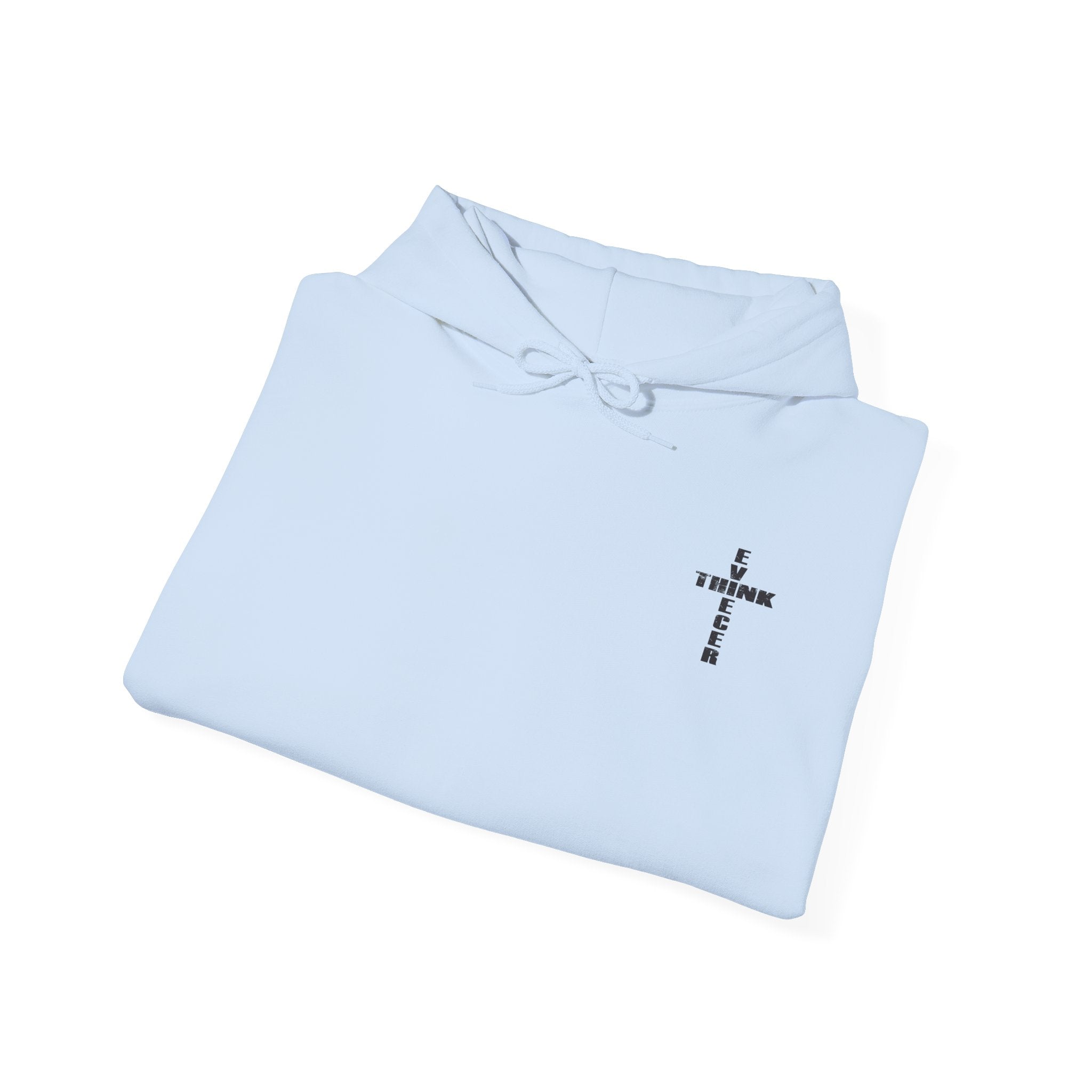 Think / Receive Small Cross Hoodie