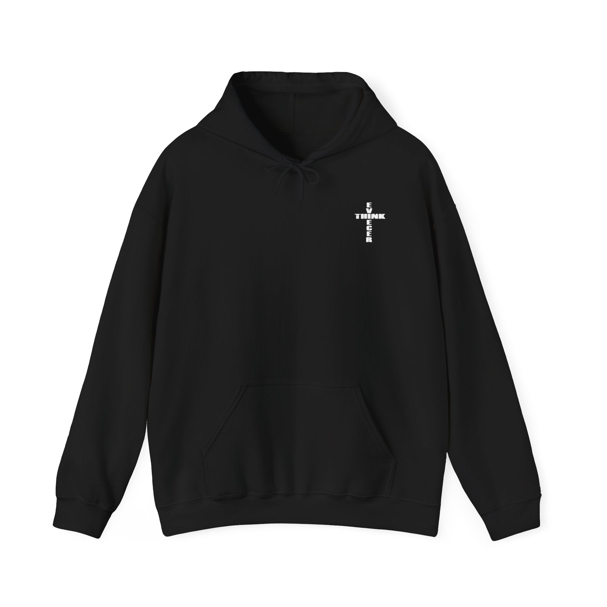 Think / Receive Small Cross Hoodie