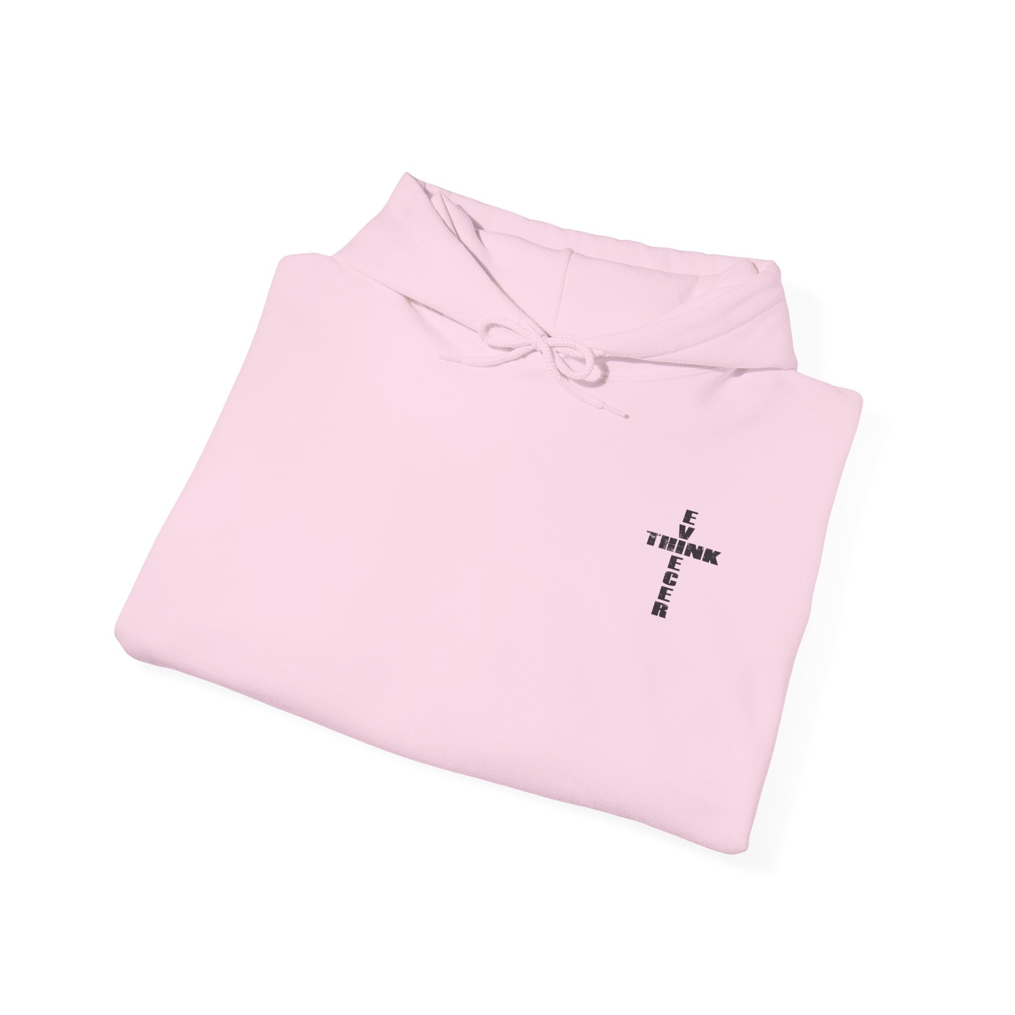 Think / Receive Small Cross Hoodie