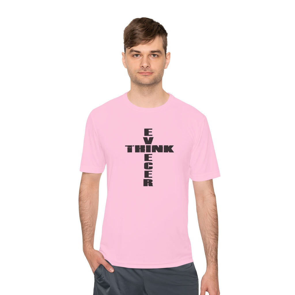 Think / Receive Cross Performance Tee —  Moisture-Wicking Shirt