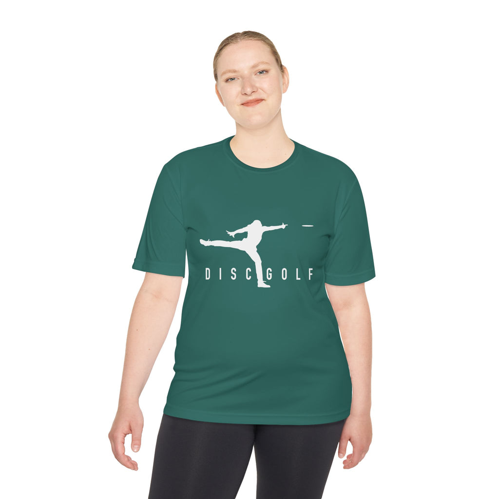 Disc Golf Man XLOGO Performance Tee —  Moisture-Wicking Shirt