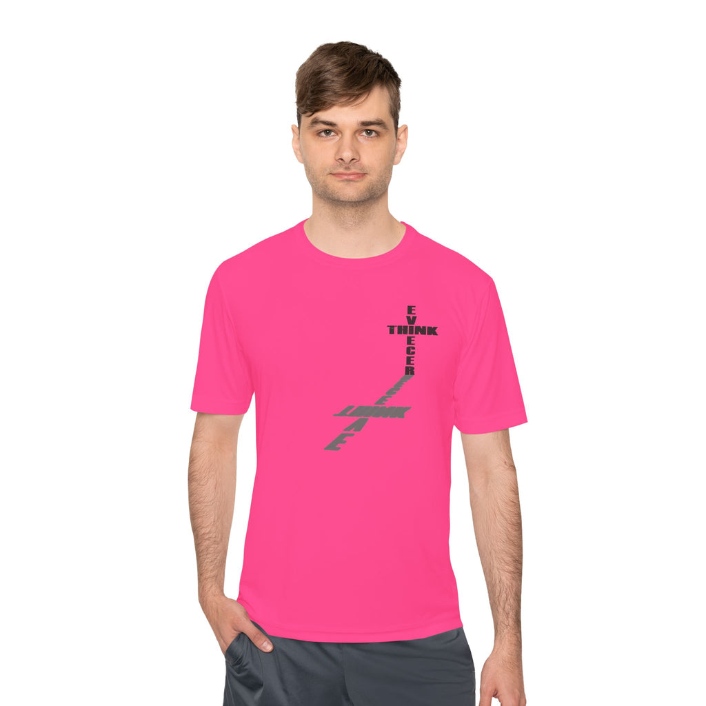 Think / Receive Small Cross Performance Tee —  Moisture-Wicking Shirt