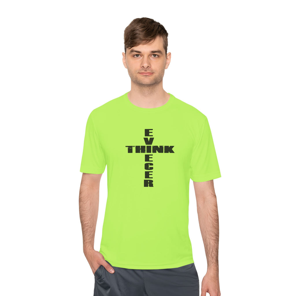 Think / Receive Cross Performance Tee —  Moisture-Wicking Shirt