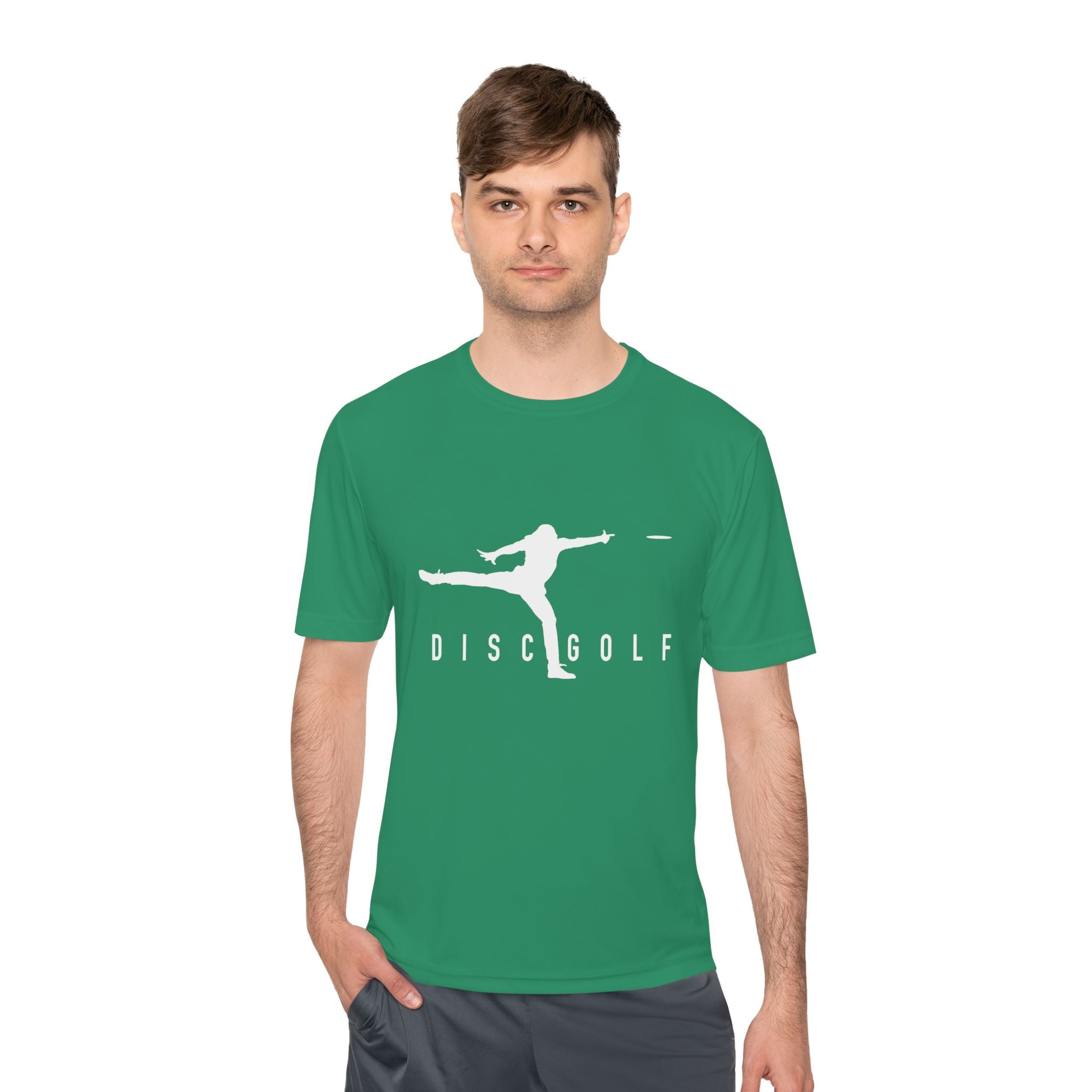 Disc Golf Man XLOGO Performance Tee —  Moisture-Wicking Shirt