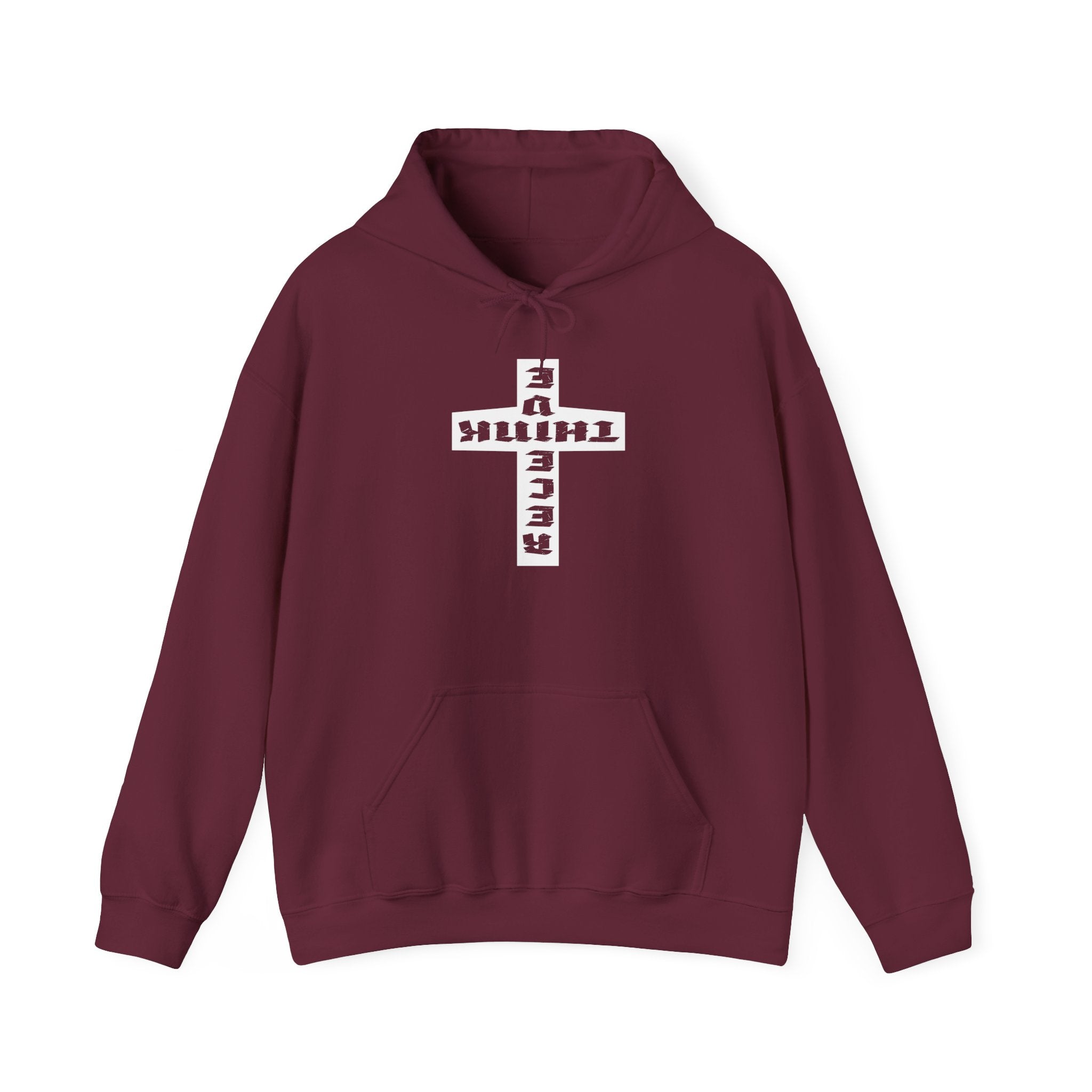 Think / Receive Reverse Cross Hoodie