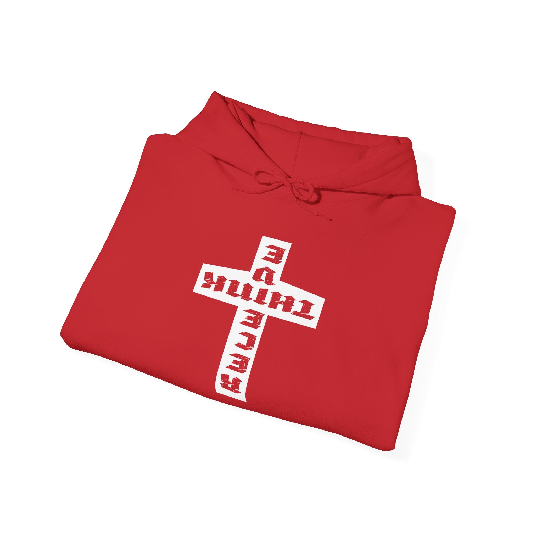 Think / Receive Reverse Cross Hoodie