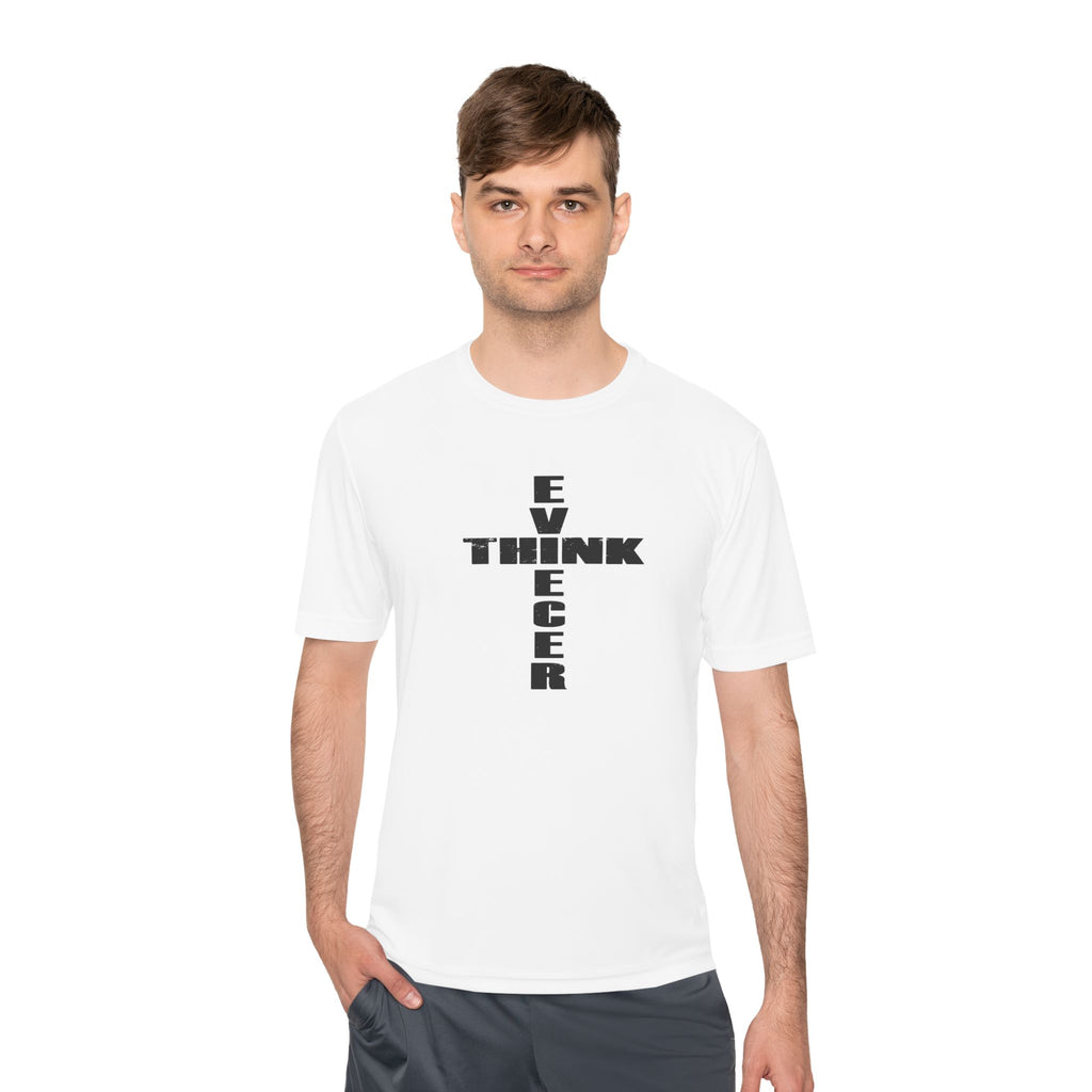 Think / Receive Cross Performance Tee —  Moisture-Wicking Shirt