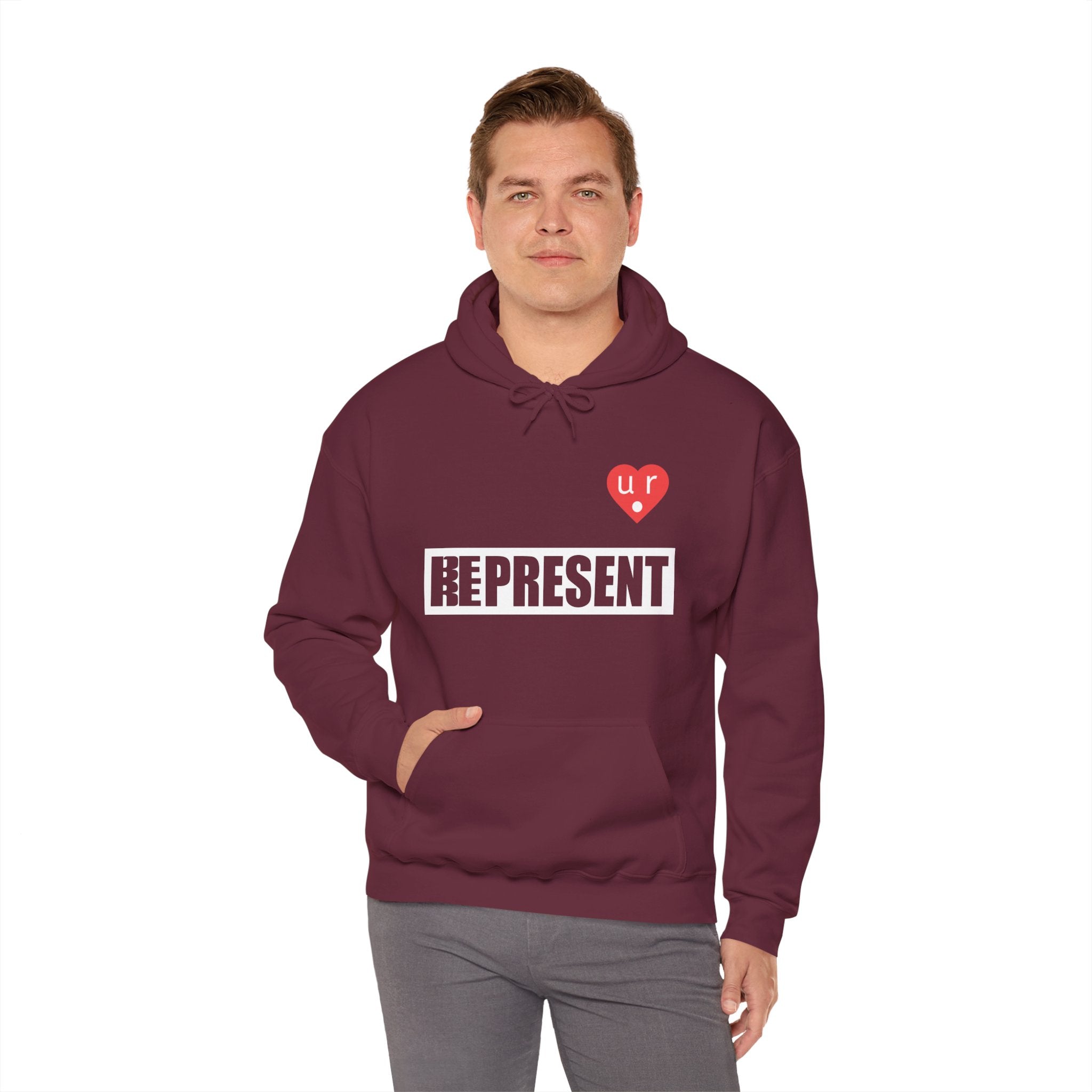 Be Present Represent U R Here Hoodie