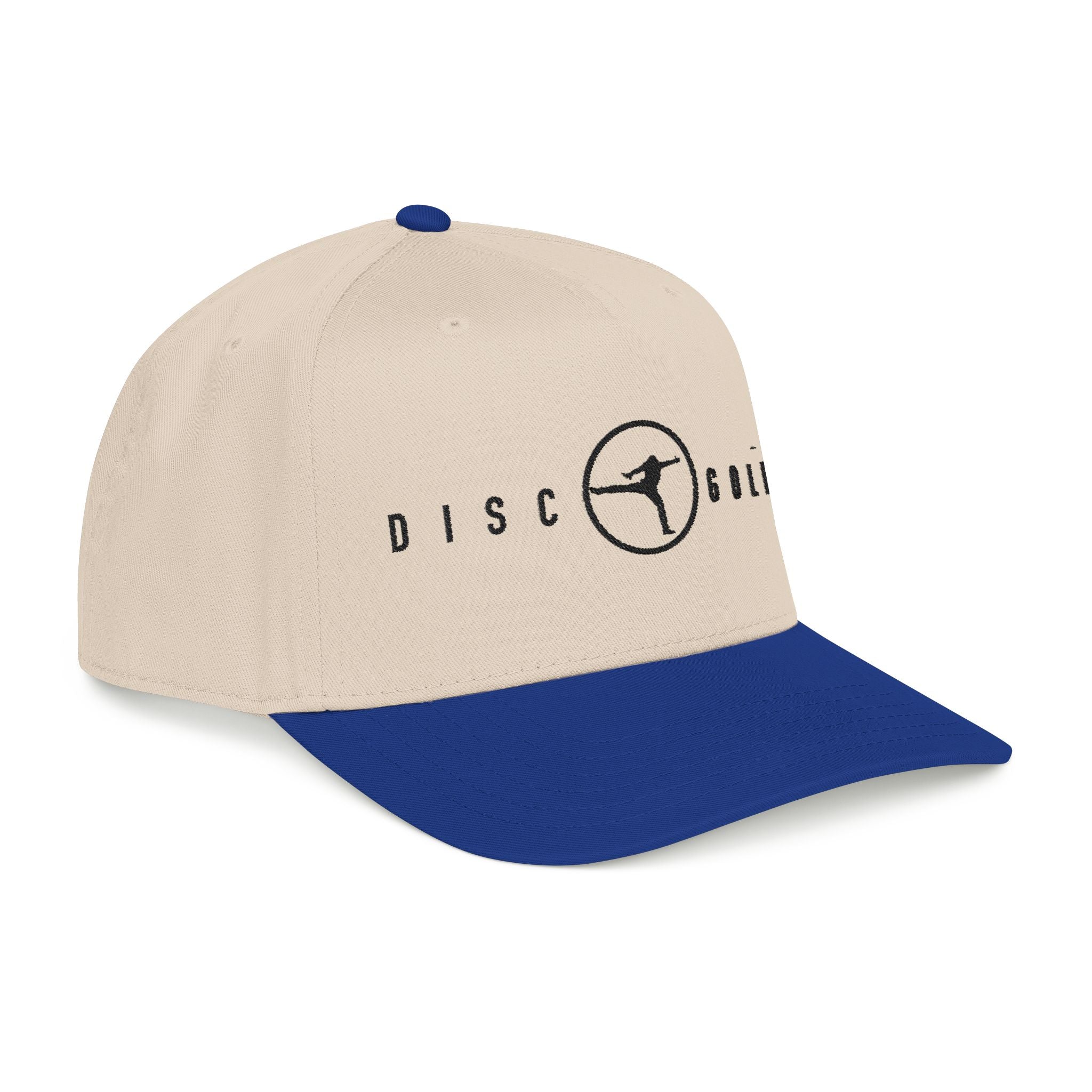 Disc Golf Man Mid Profile Baseball Cap