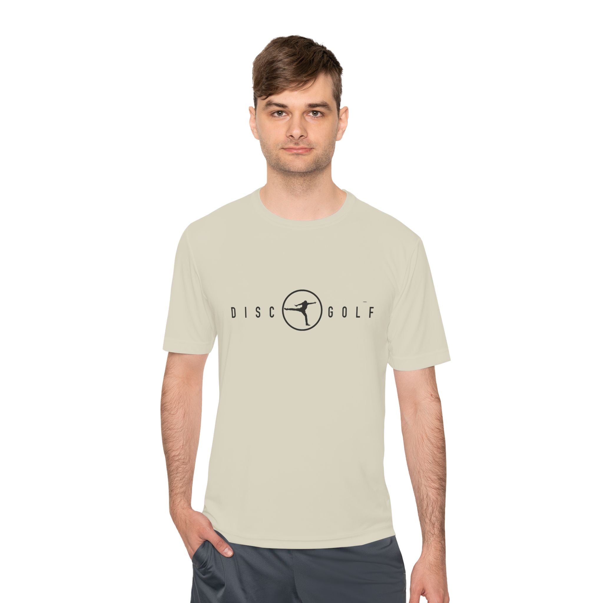 Disc Golf Man Performance Tee —  Moisture-Wicking Shirt