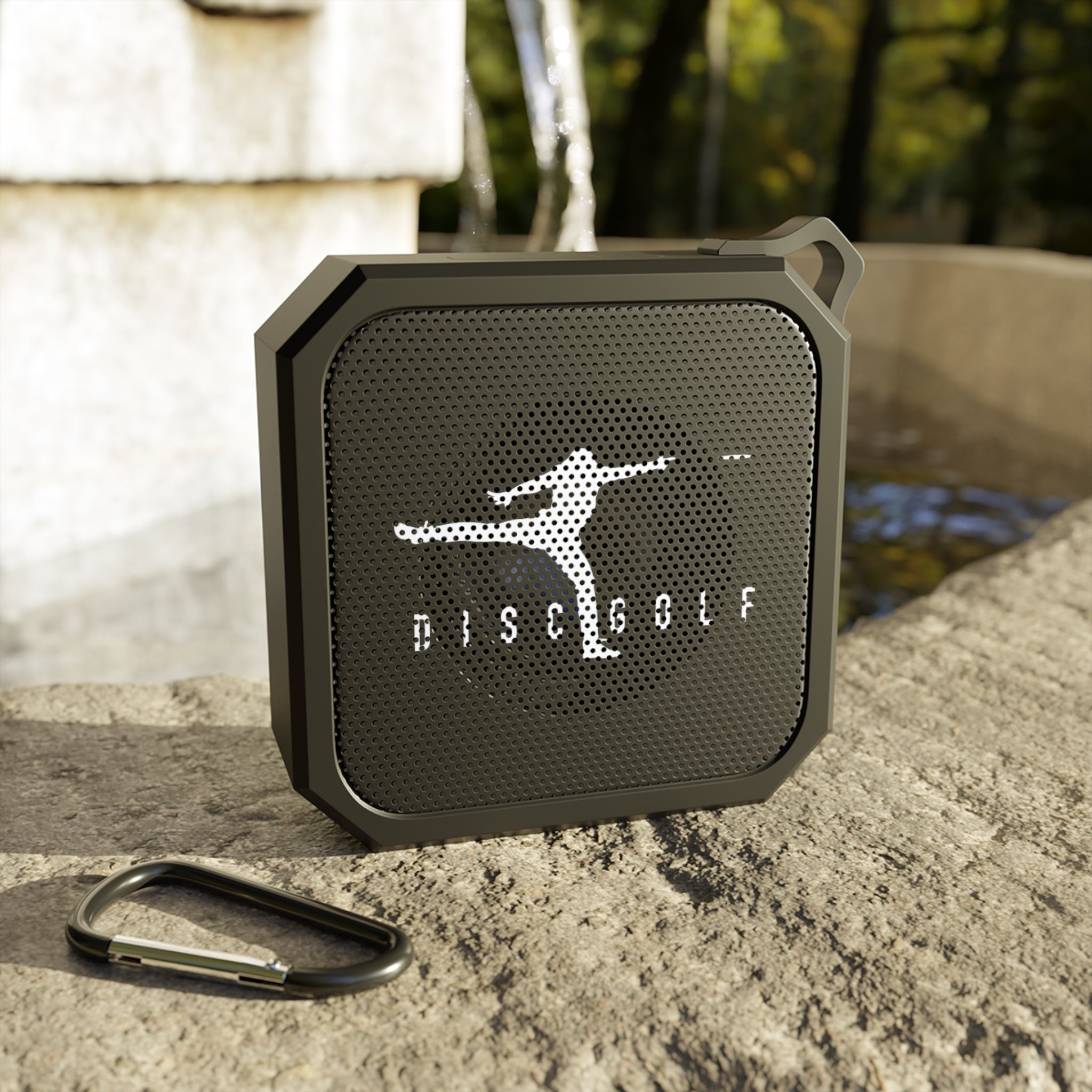 Disc Golf Man Outdoor Bluetooth Speaker — Portable Waterproof Camping Speaker