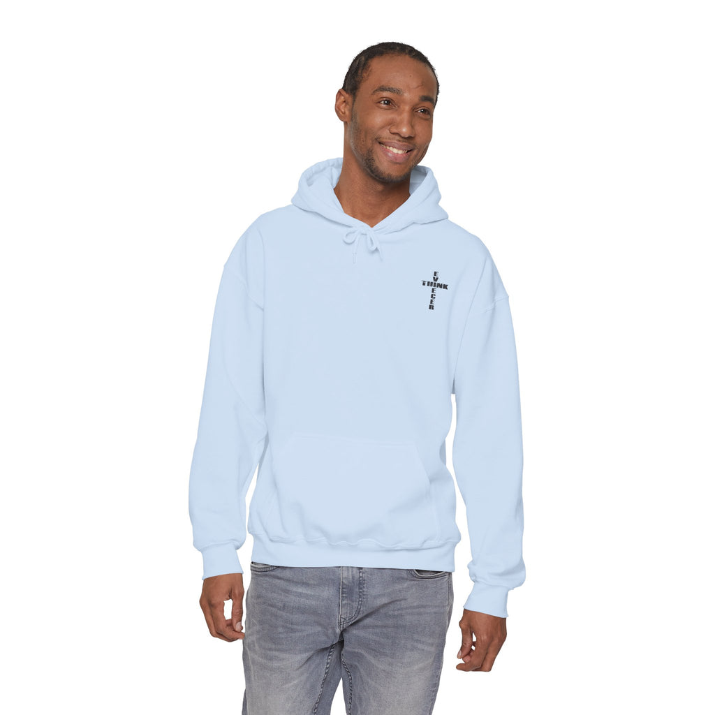 Think / Receive Small Cross Hoodie