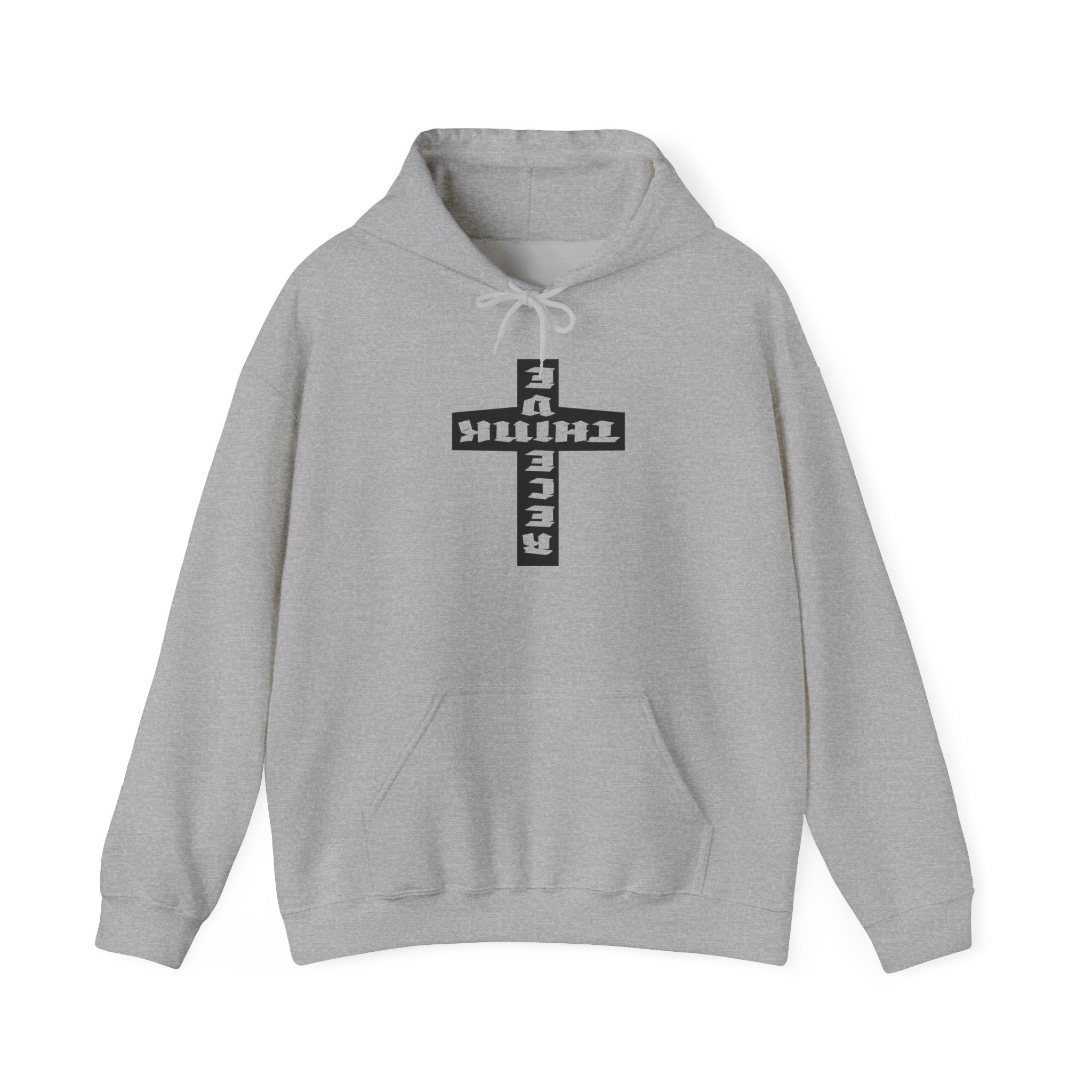 Think / Receive Reverse Cross Hoodie
