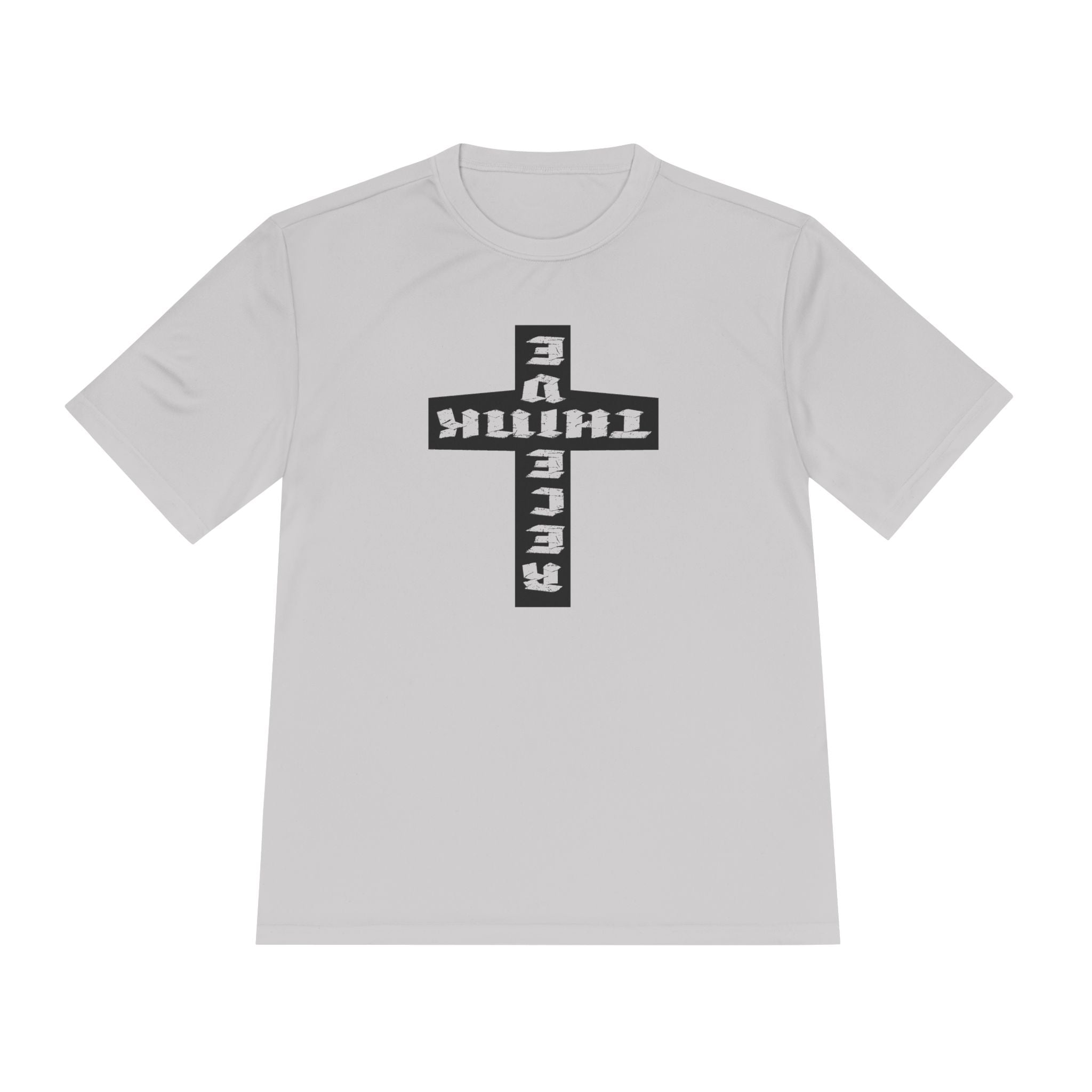 Think / Receive Reverse Cross Performance Tee —  Moisture-Wicking Shirt