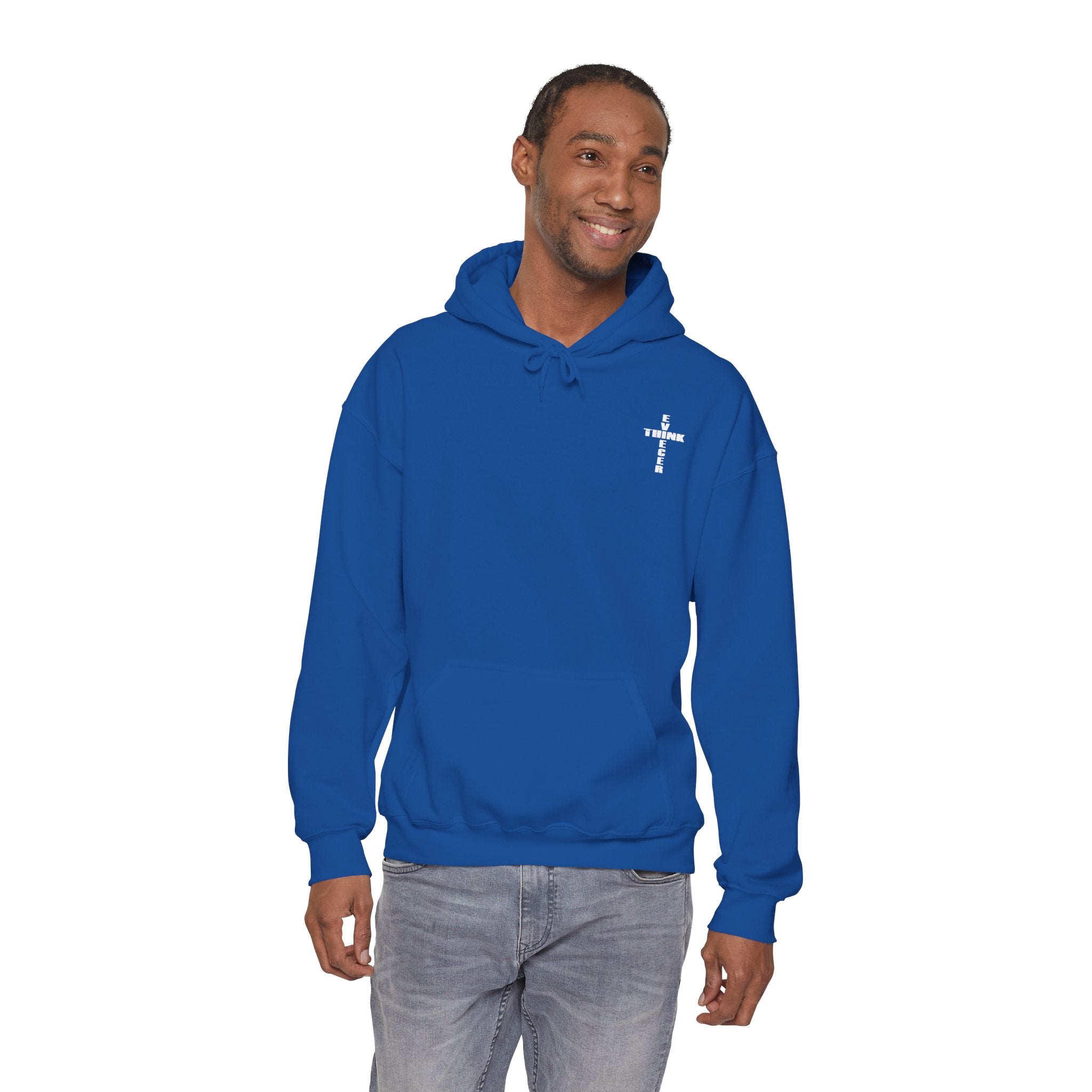 Think / Receive Small Cross Hoodie