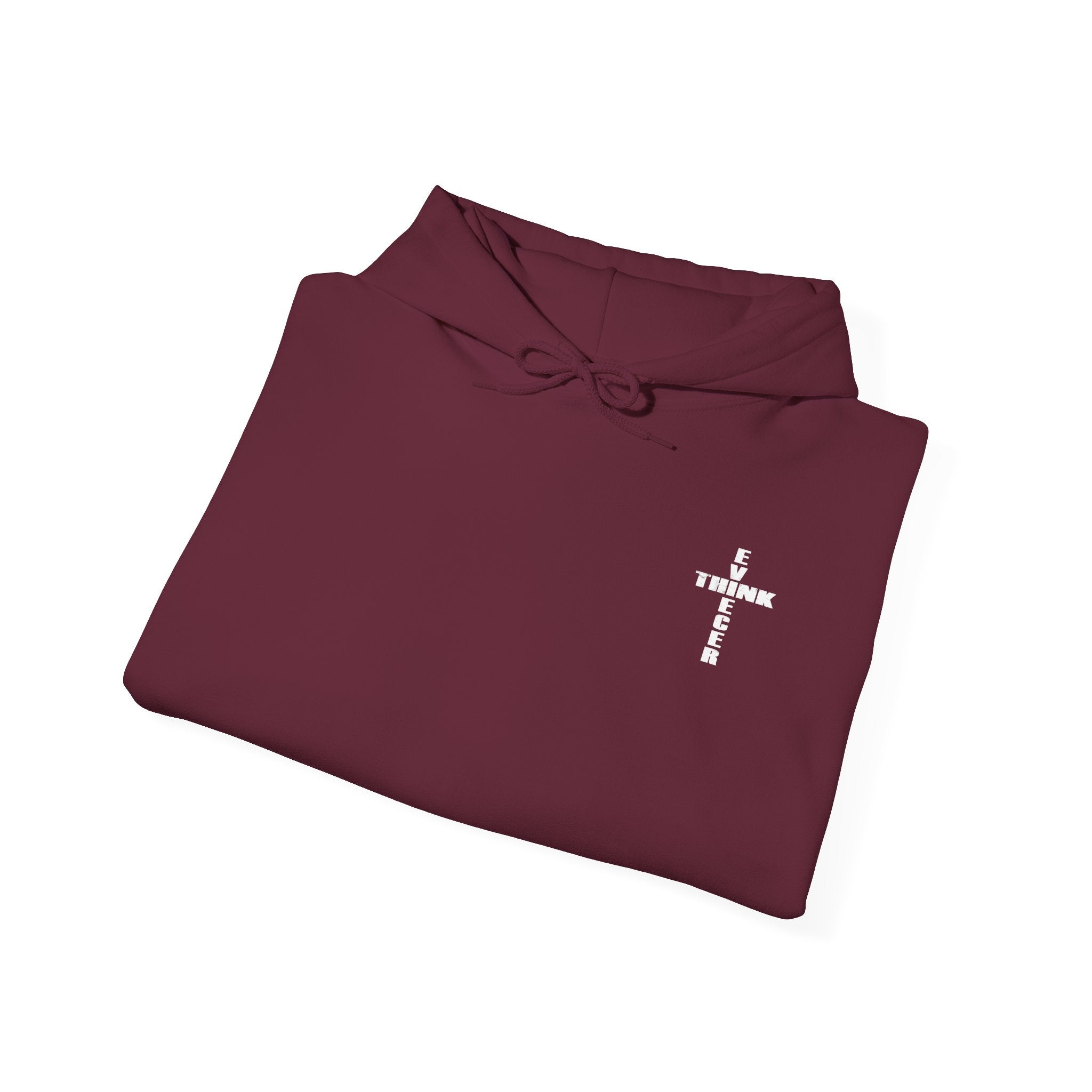 Think / Receive Small Cross Hoodie