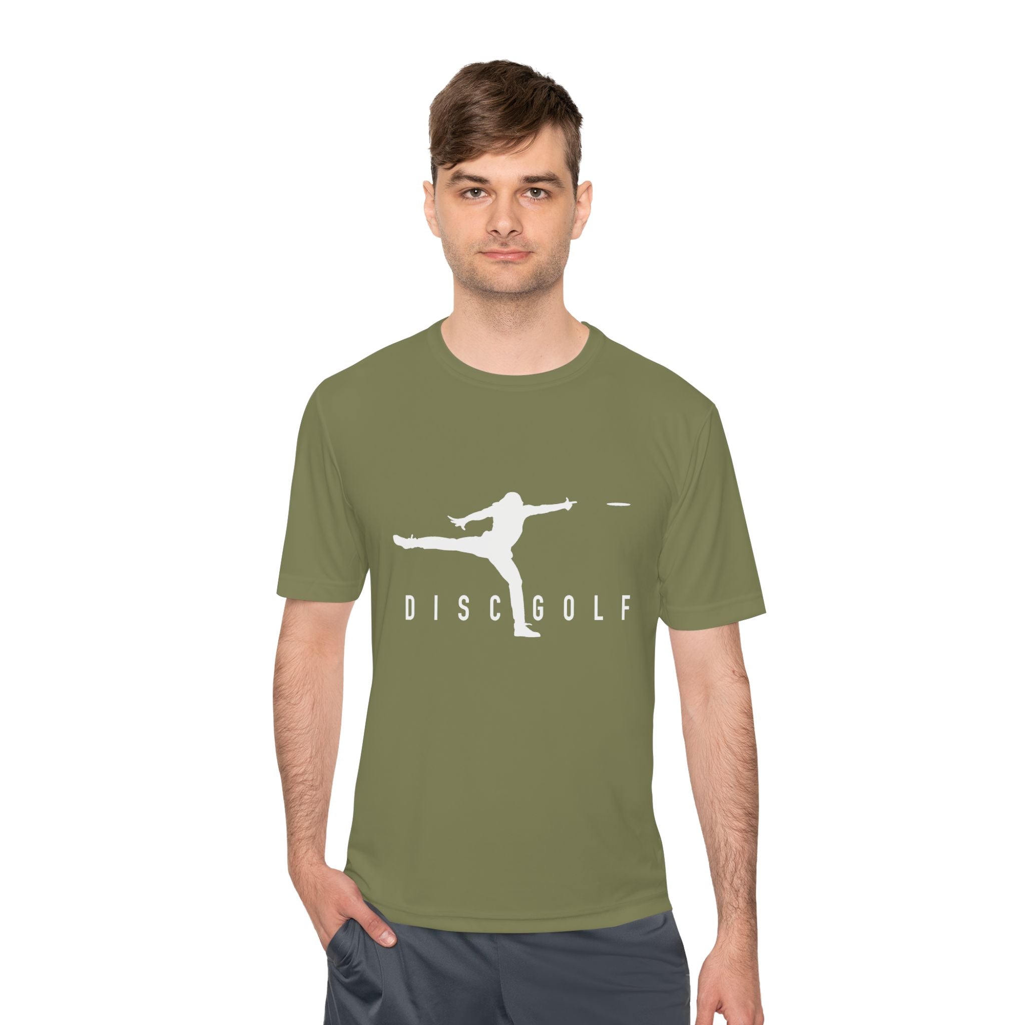 Disc Golf Man XLOGO Performance Tee —  Moisture-Wicking Shirt