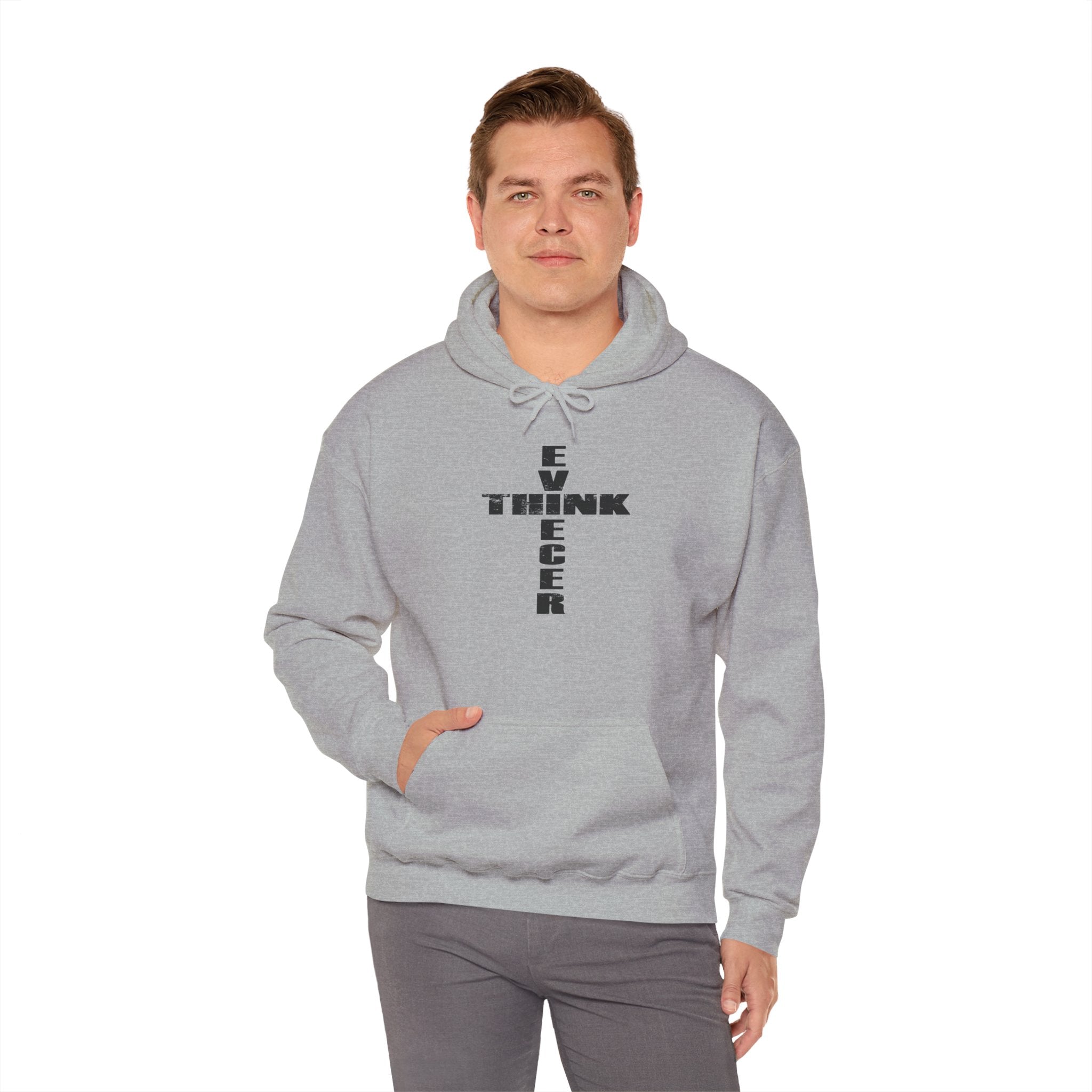 Think / Receive Cross Hoodie