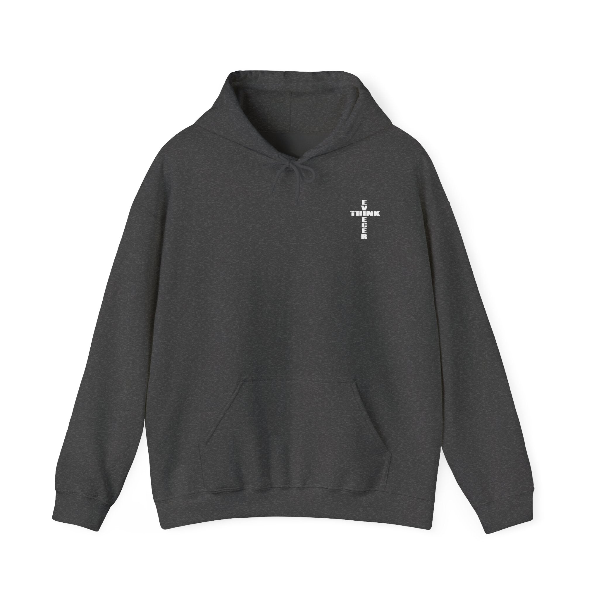 Think / Receive Small Cross Hoodie