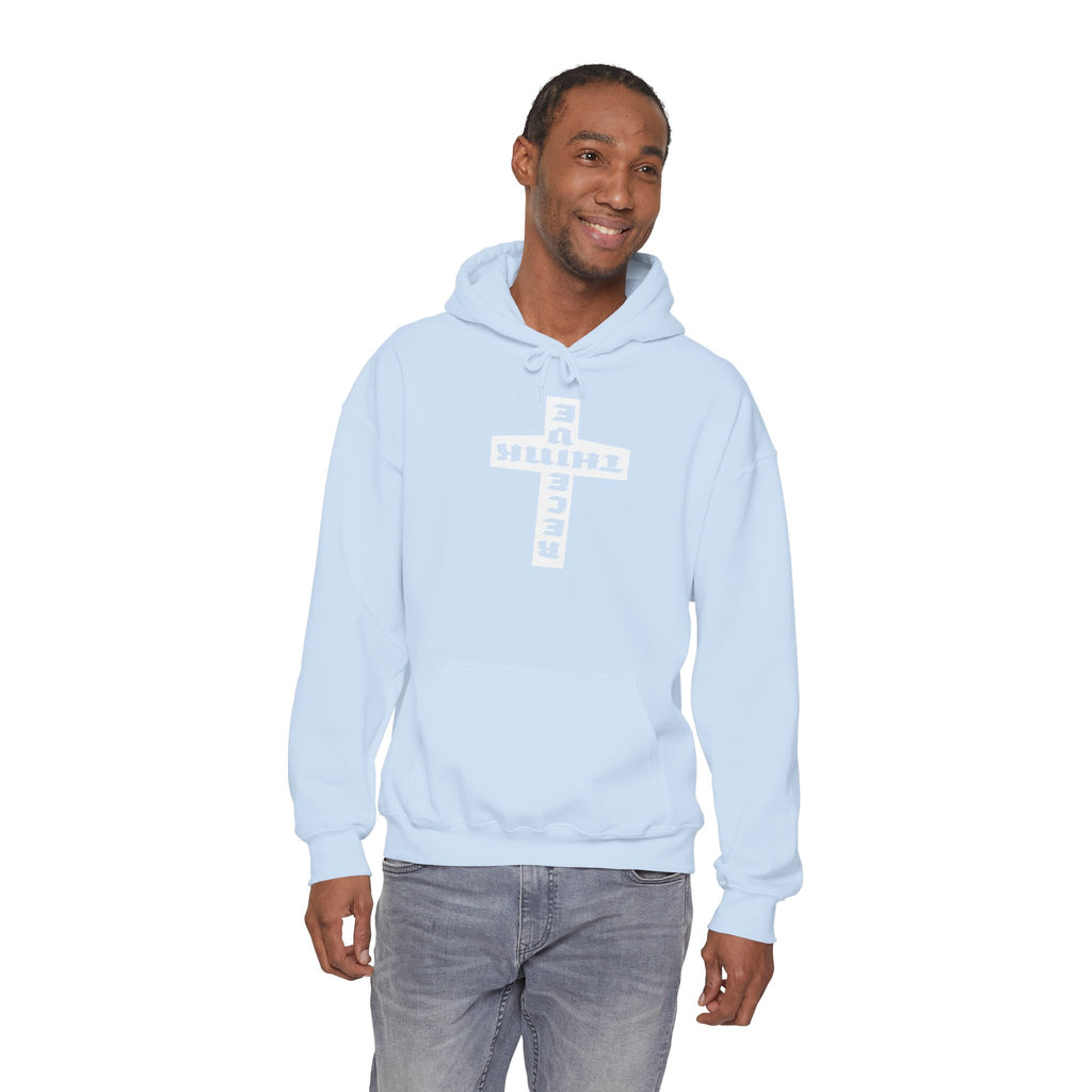 Think / Receive Reverse Cross Hoodie