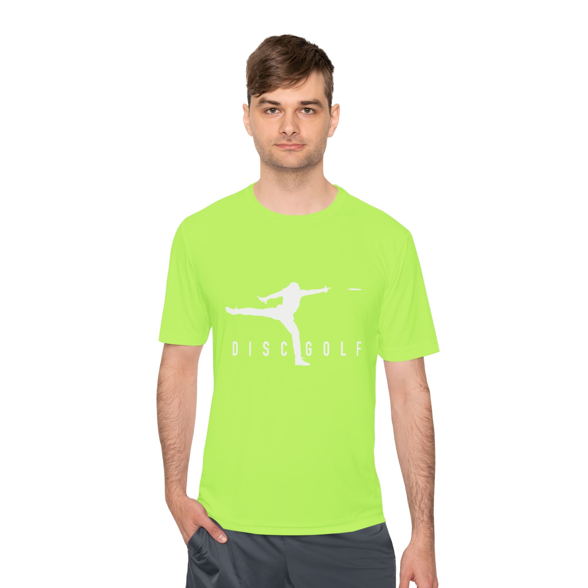 Disc Golf Man XLOGO Performance Tee —  Moisture-Wicking Shirt