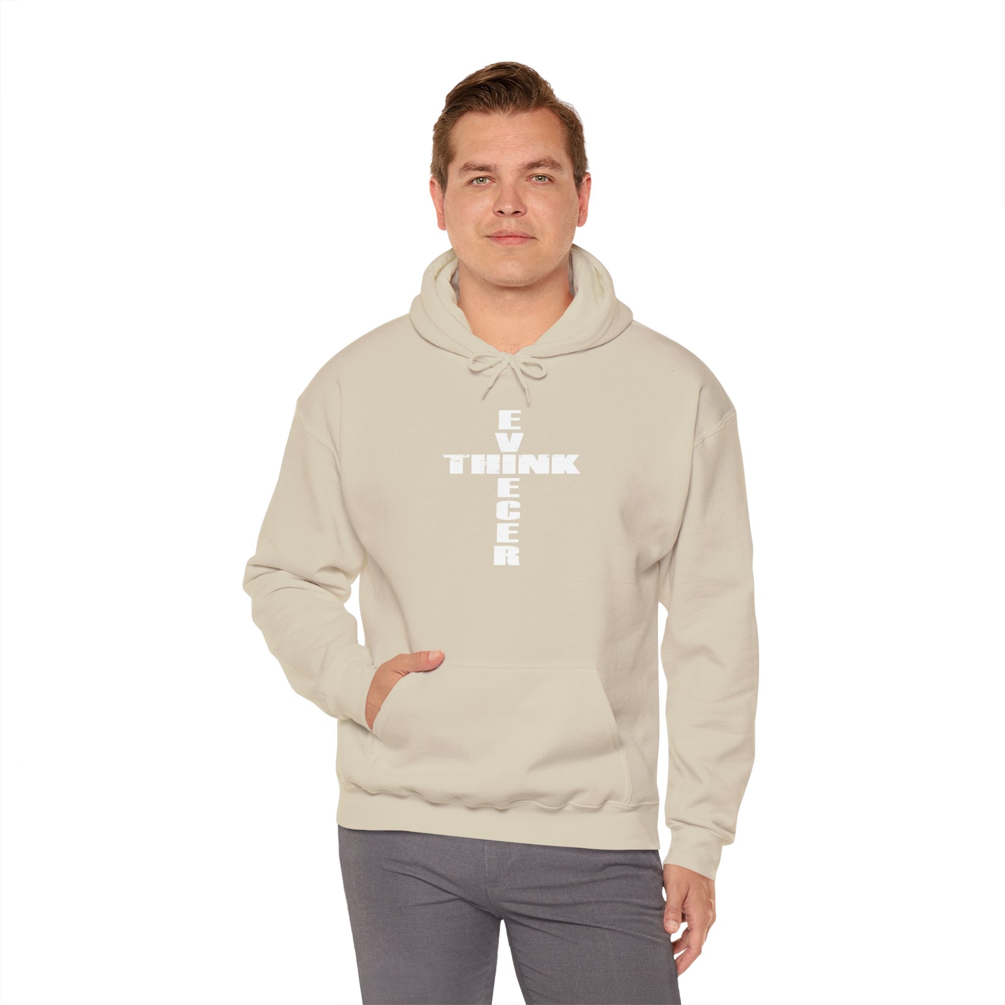 Think / Receive Cross Hoodie