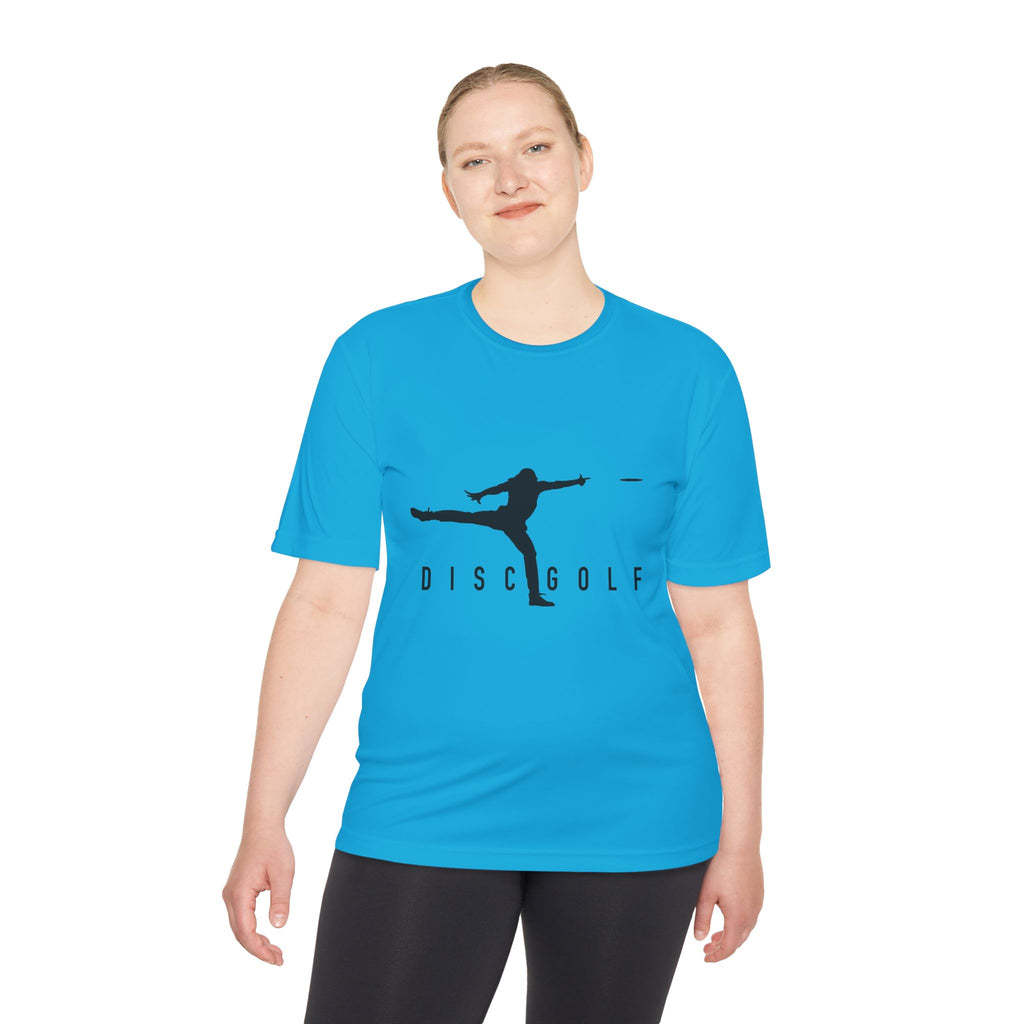 Disc Golf Man XLOGO Performance Tee —  Moisture-Wicking Shirt