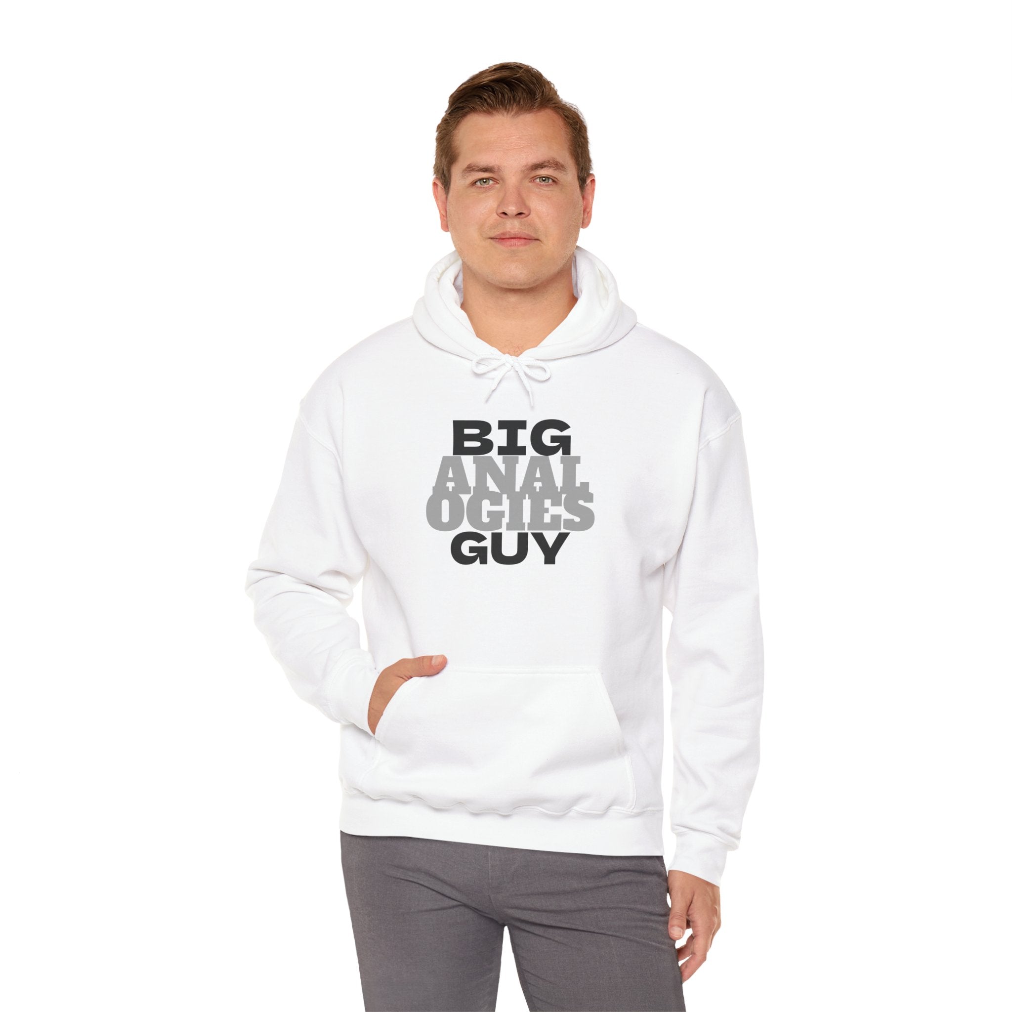 Big Analogies Guy Hoodie