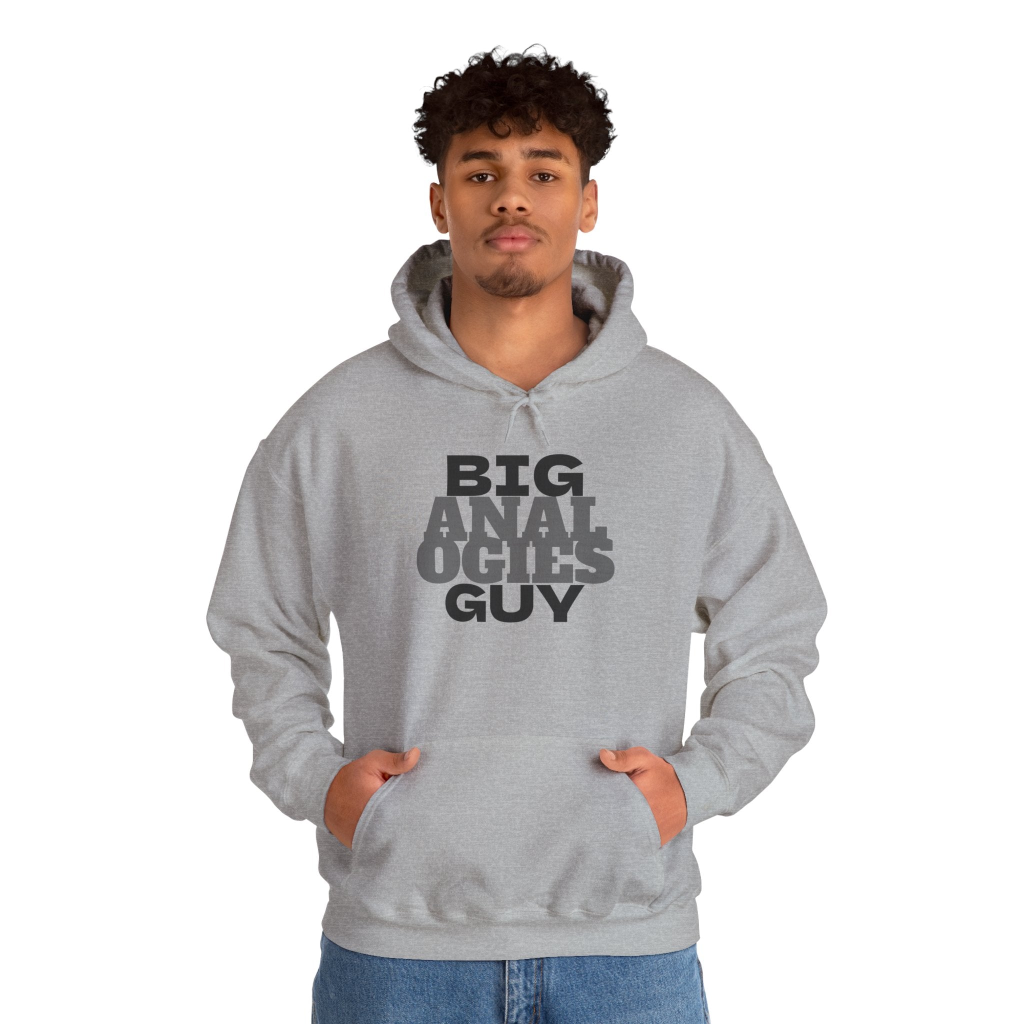 Big Analogies Guy Hoodie