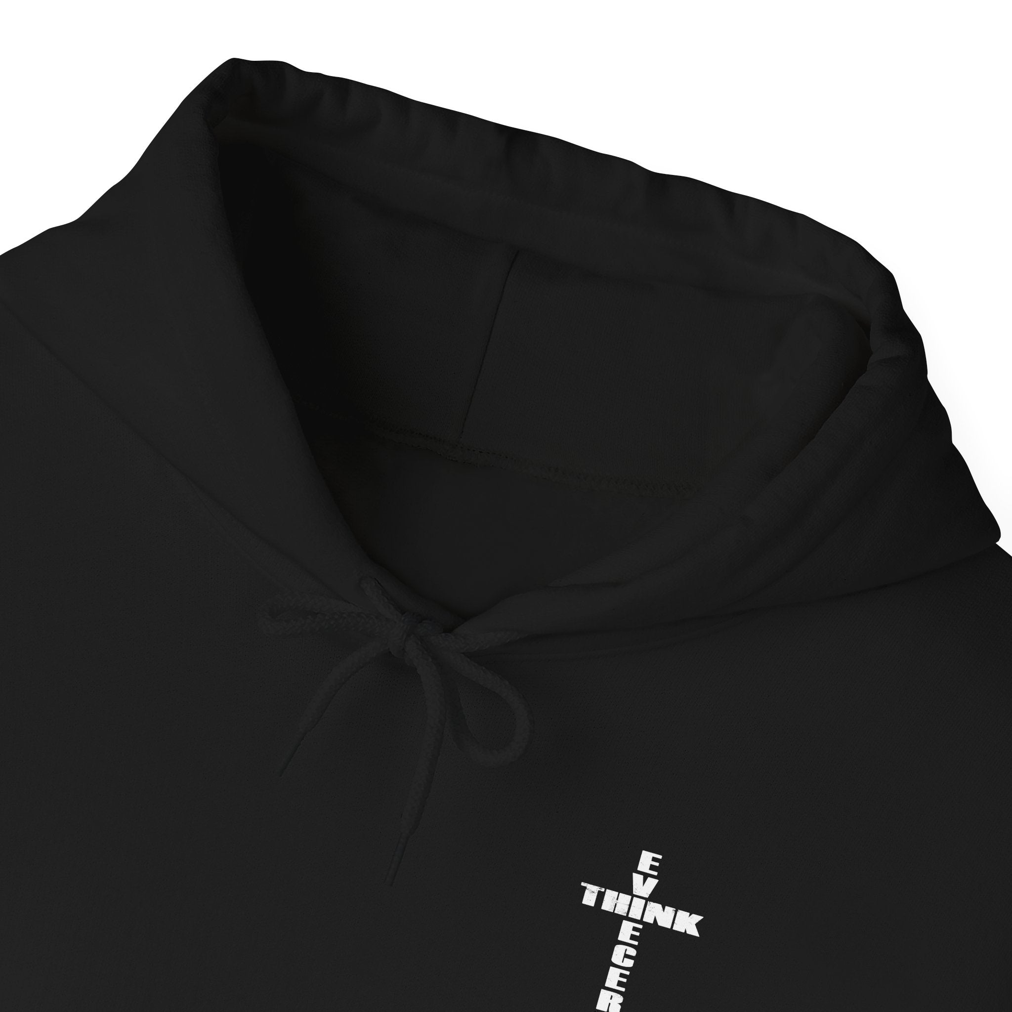 Think / Receive Small Cross Hoodie