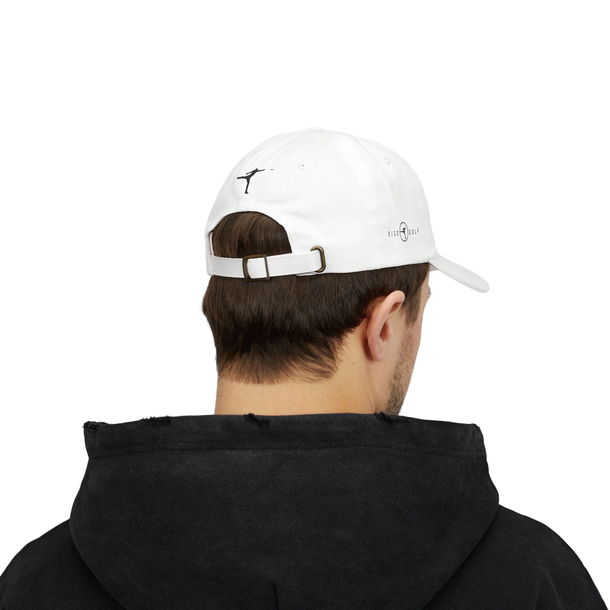Disc Golf Dad Cap – Vintage Throwing Silhouette