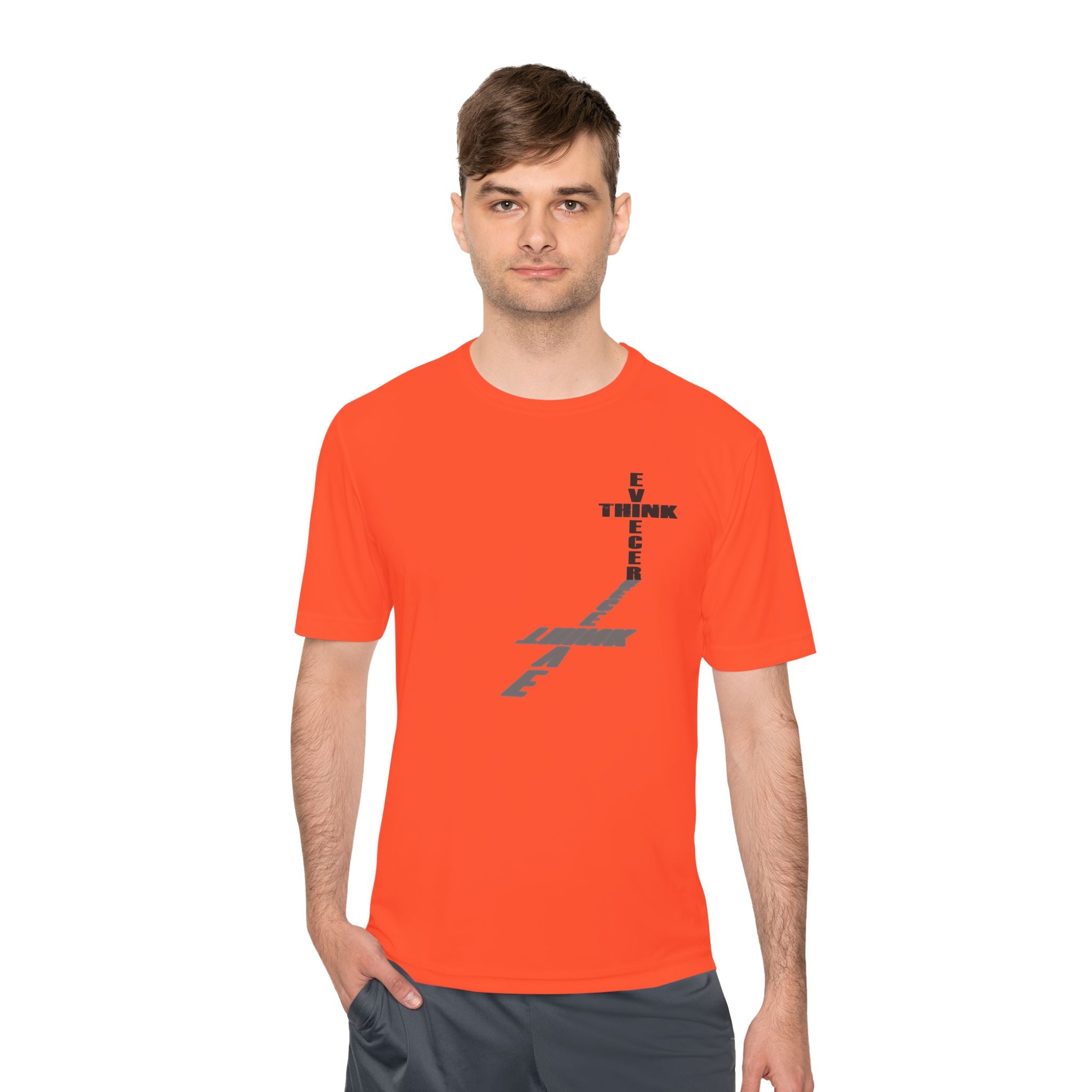 Think / Receive Small Cross Performance Tee —  Moisture-Wicking Shirt
