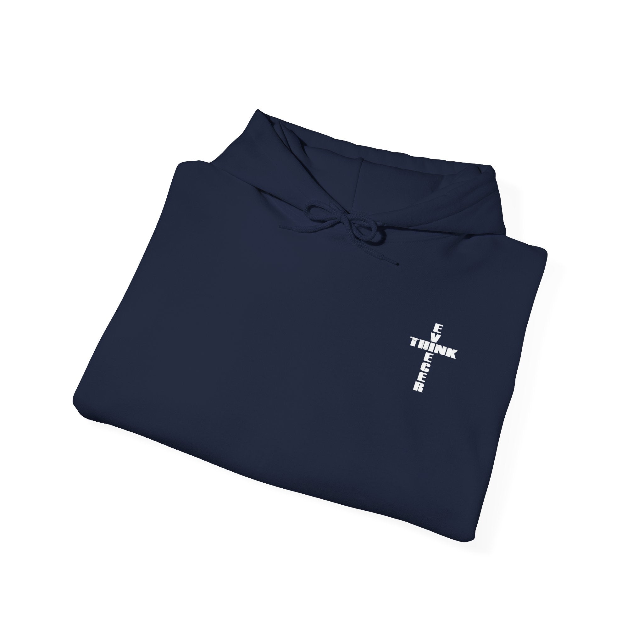 Think / Receive Small Cross Hoodie